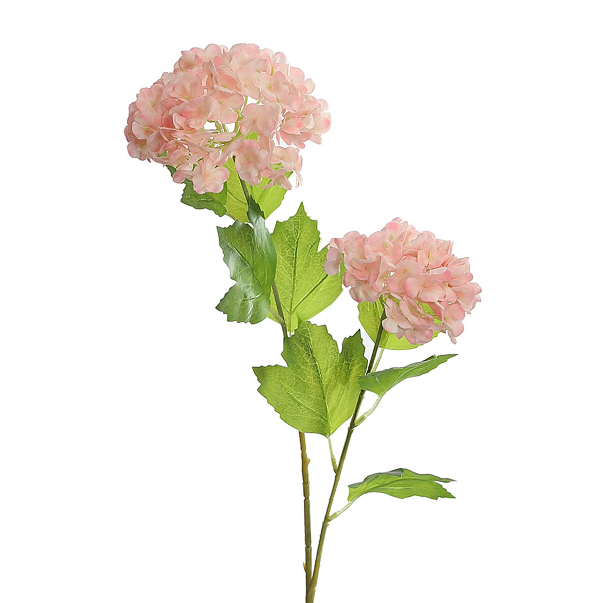 Artificial Snowball Hydrangea Branch 26"