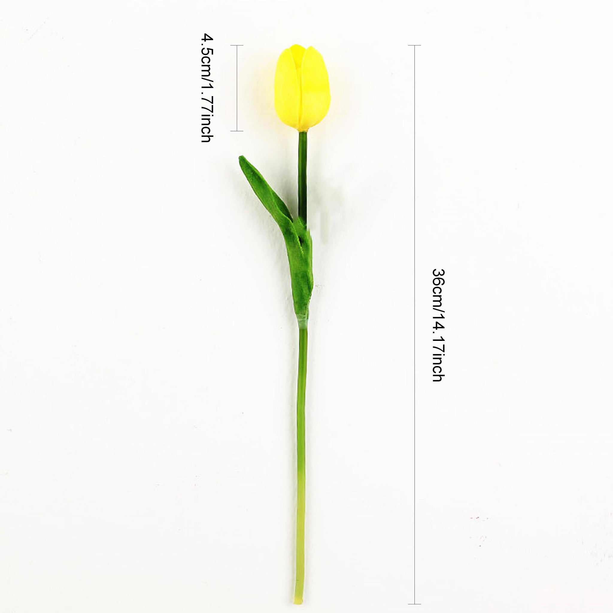 Fake Tulips Bouquet Small Real Touch Tulips 14"