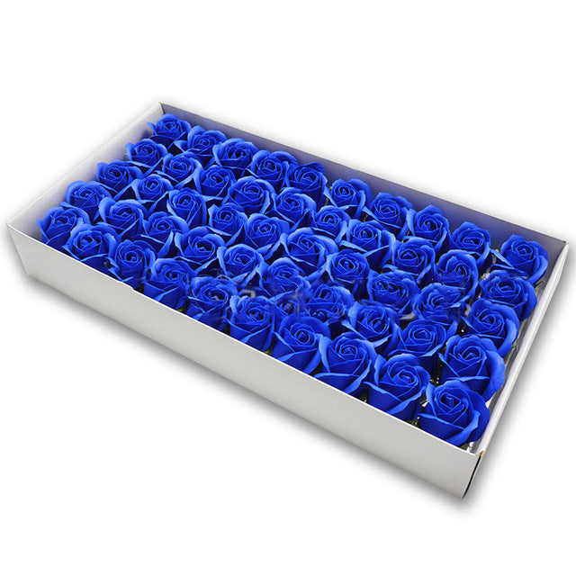 Soap Rose Heads for DIY Wedding Banquet Guest Gift