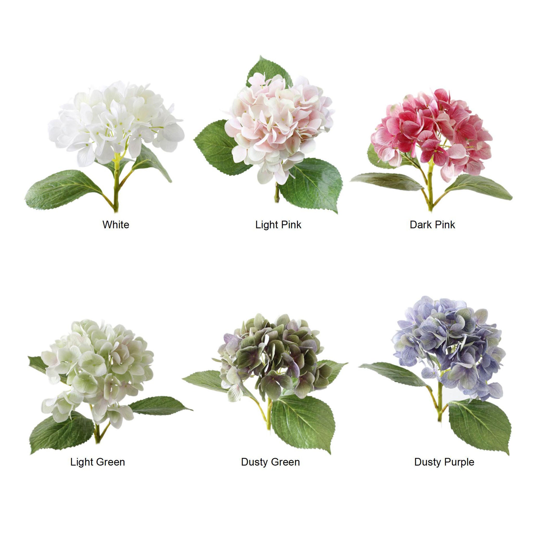 Artificial Hydrangea Flowers Silk Hydrangeas