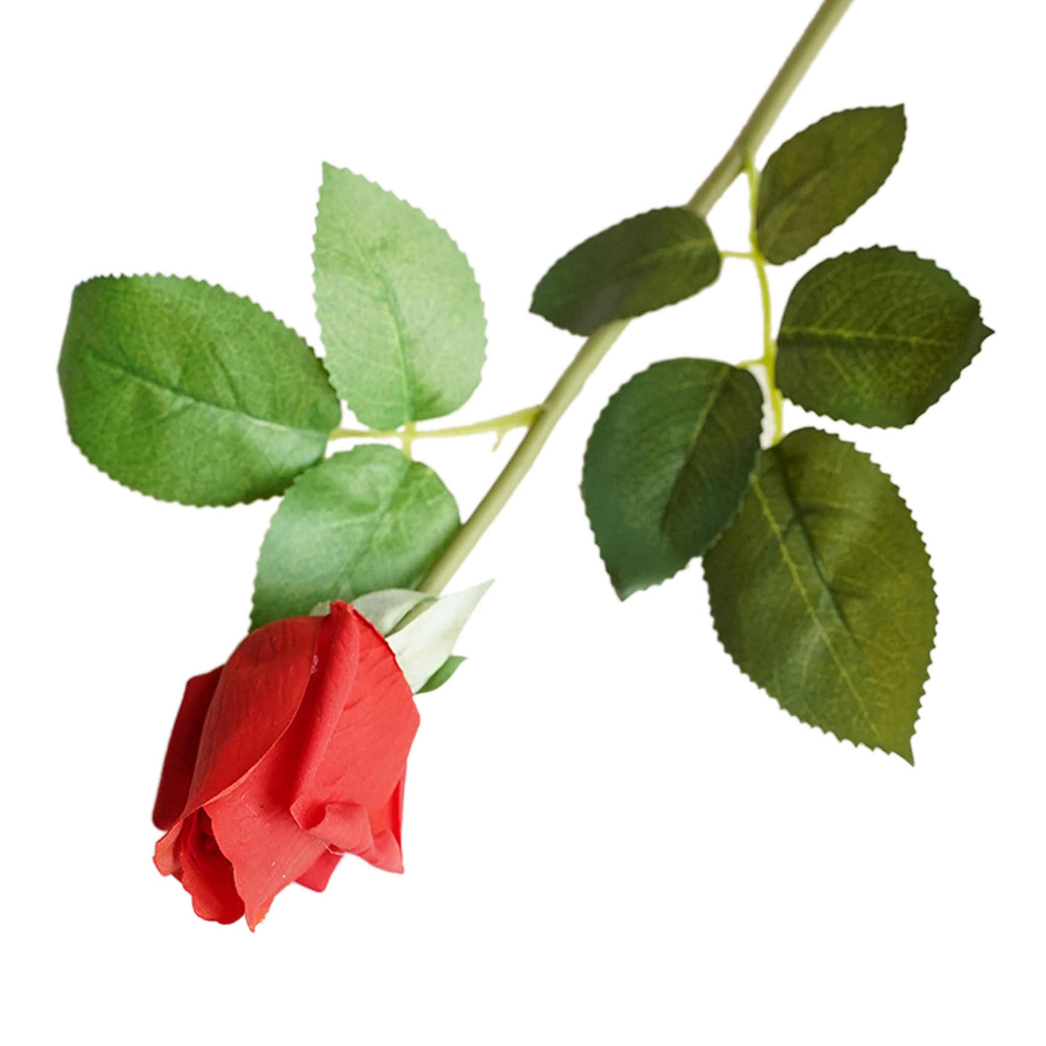 Real Touch Flowers Silk Rosebud Faux Flower