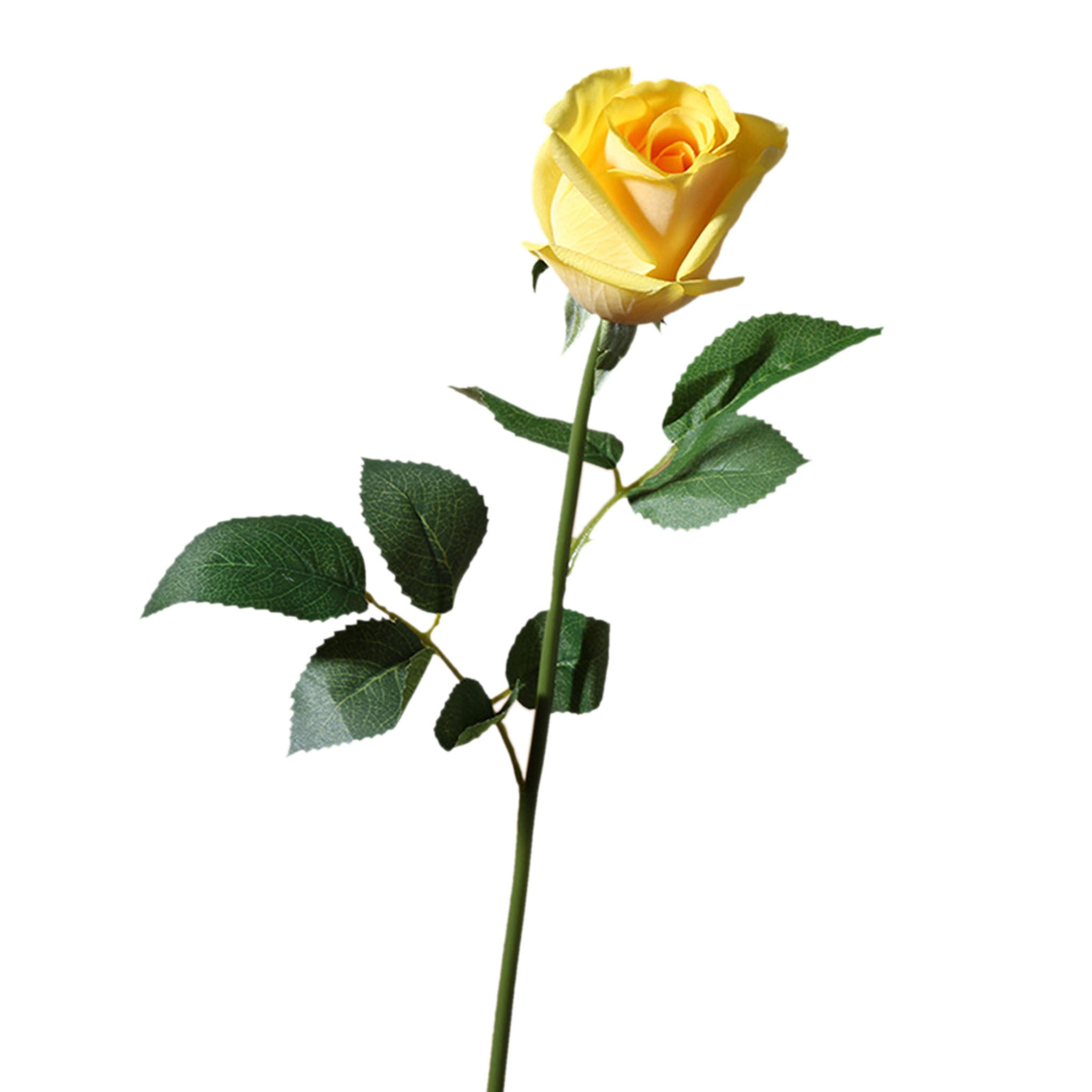 Realistic Flowers Real Touch Half Open Roses 22"
