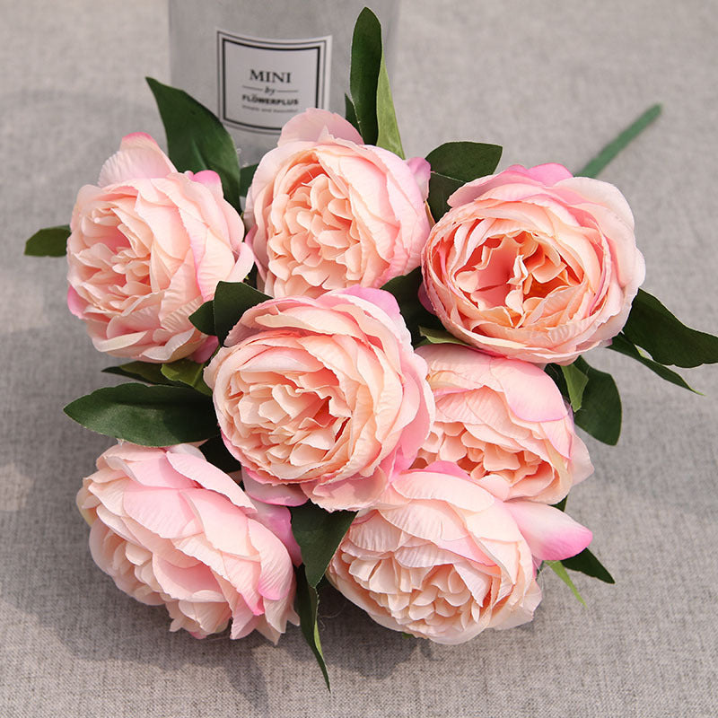 Silk Peony Flower Branches for Flower Arrangements