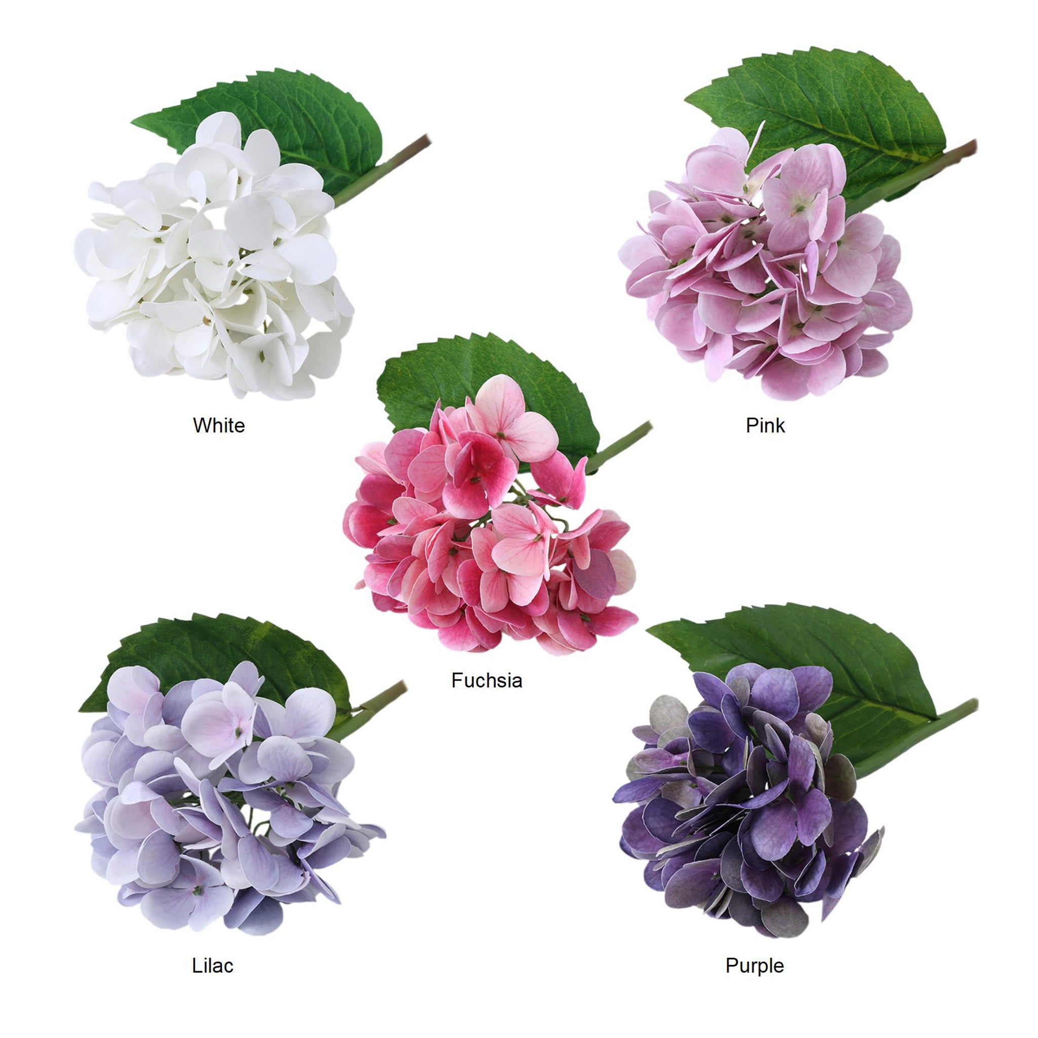 Small Blooms Fake Hydrangea Stem