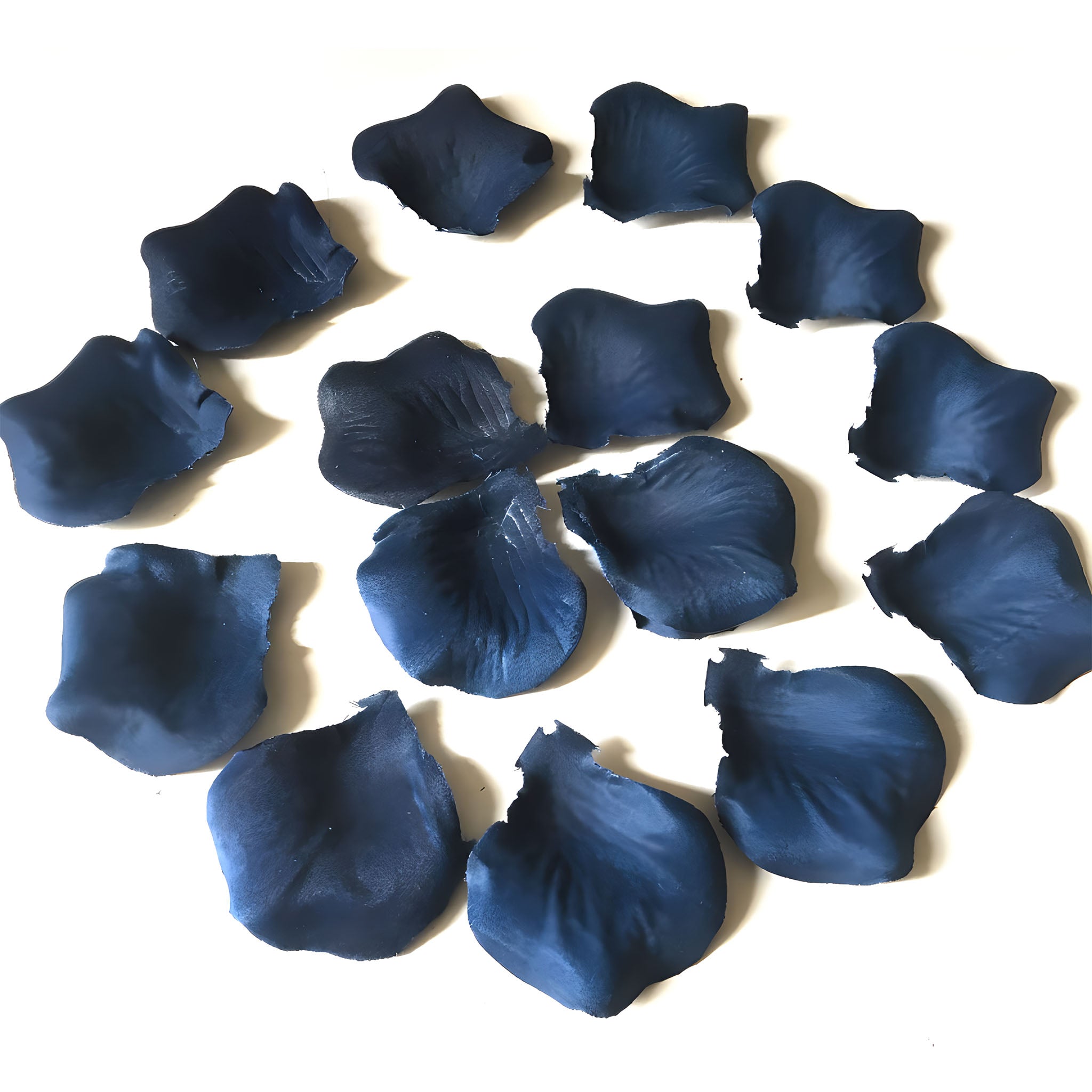 Navy Blue Rose Fake Rose Petals Quality Fabric Petals 500pcs