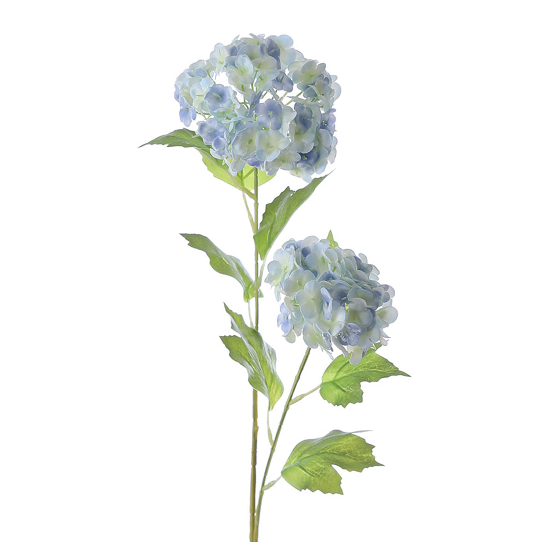 Artificial Snowball Hydrangea Branch 26"