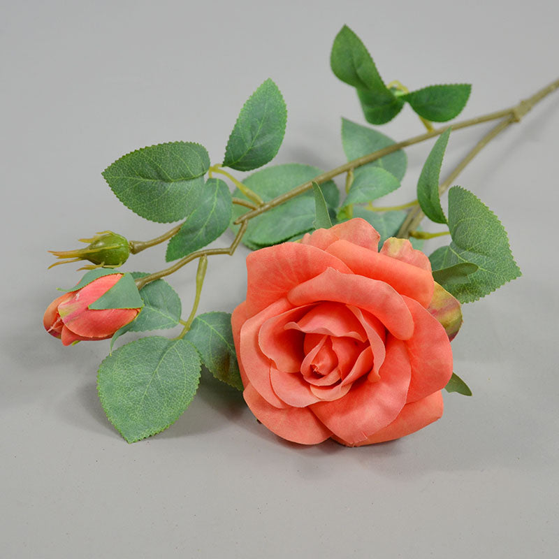 Realistic Spray Roses Artificial Flowers 26"