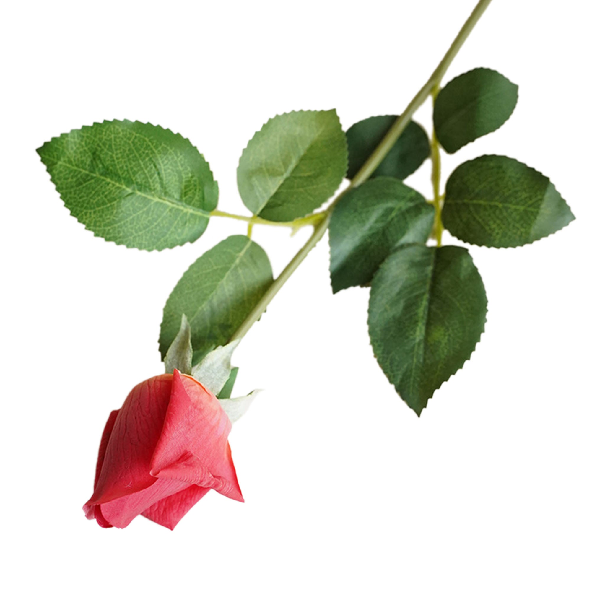 Real Touch Flowers Silk Rosebud Faux Flower
