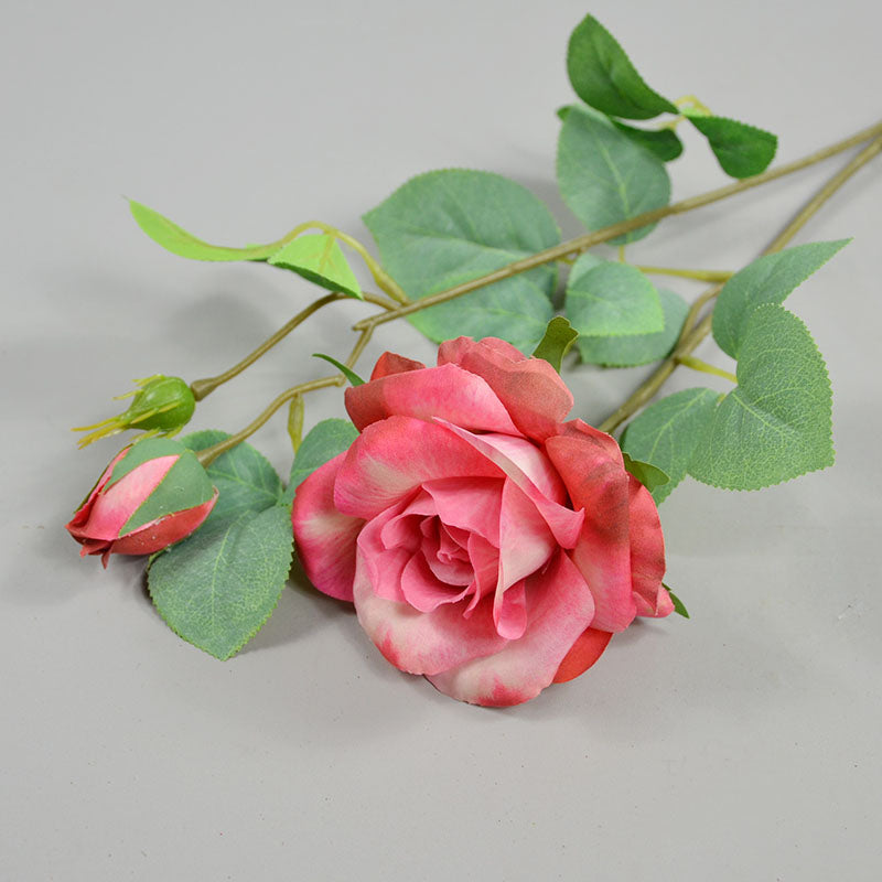 Realistic Spray Roses Artificial Flowers 26"