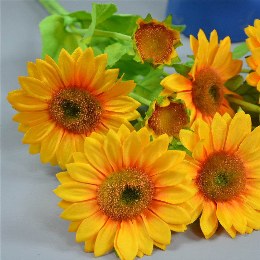 Artificial Sunflower Bunch 21 inch Tall