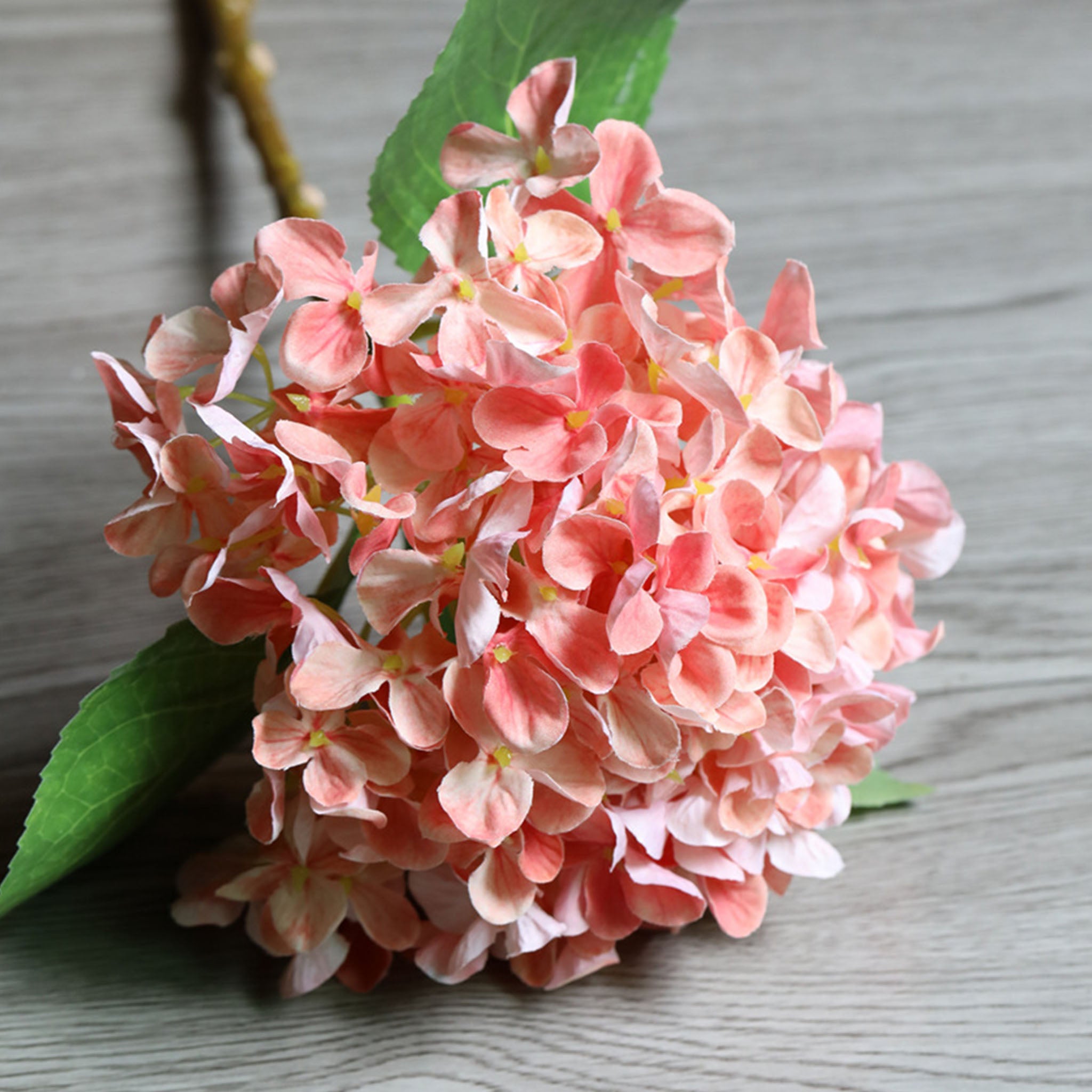 Realistic Fake Hydrangea Flowers 18"