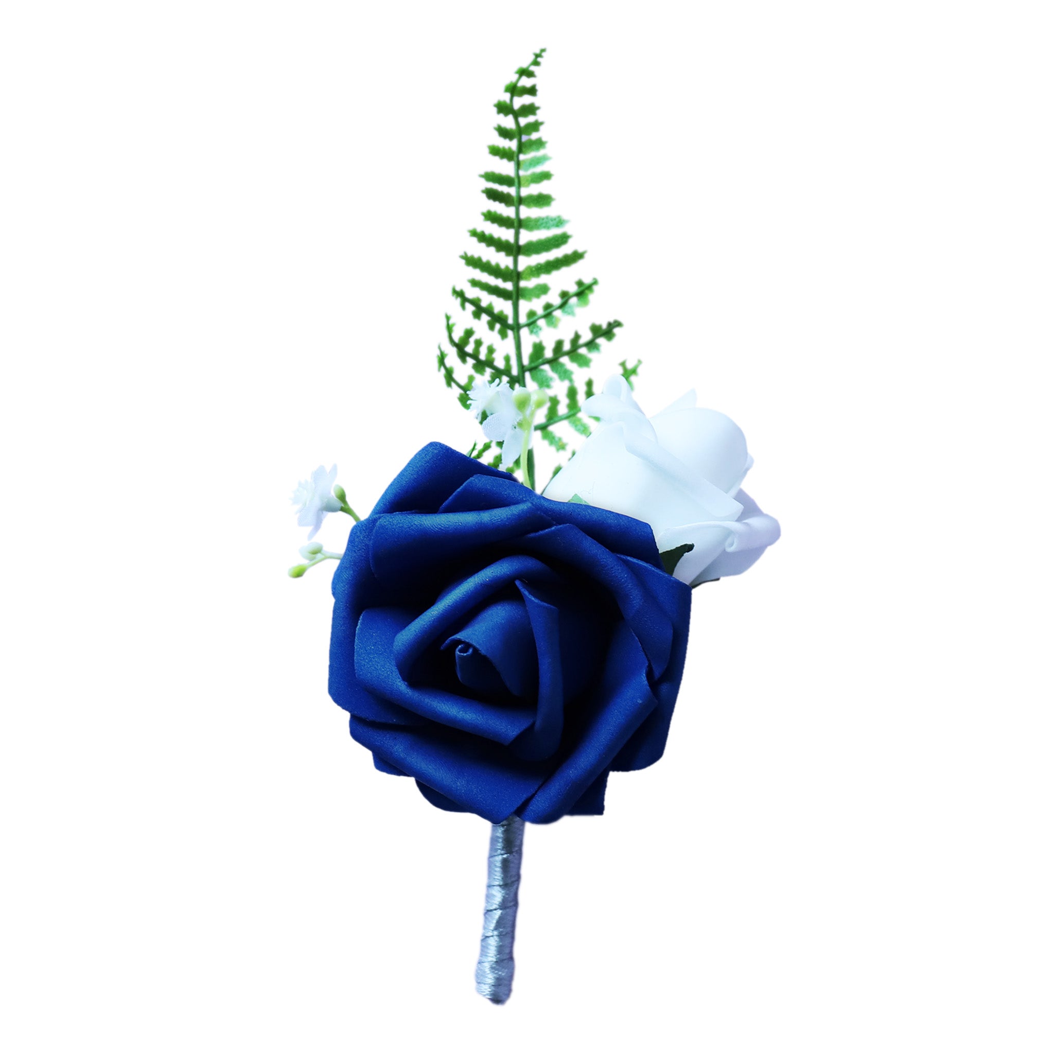 Wedding Bouquets Royal Blue and White Roses