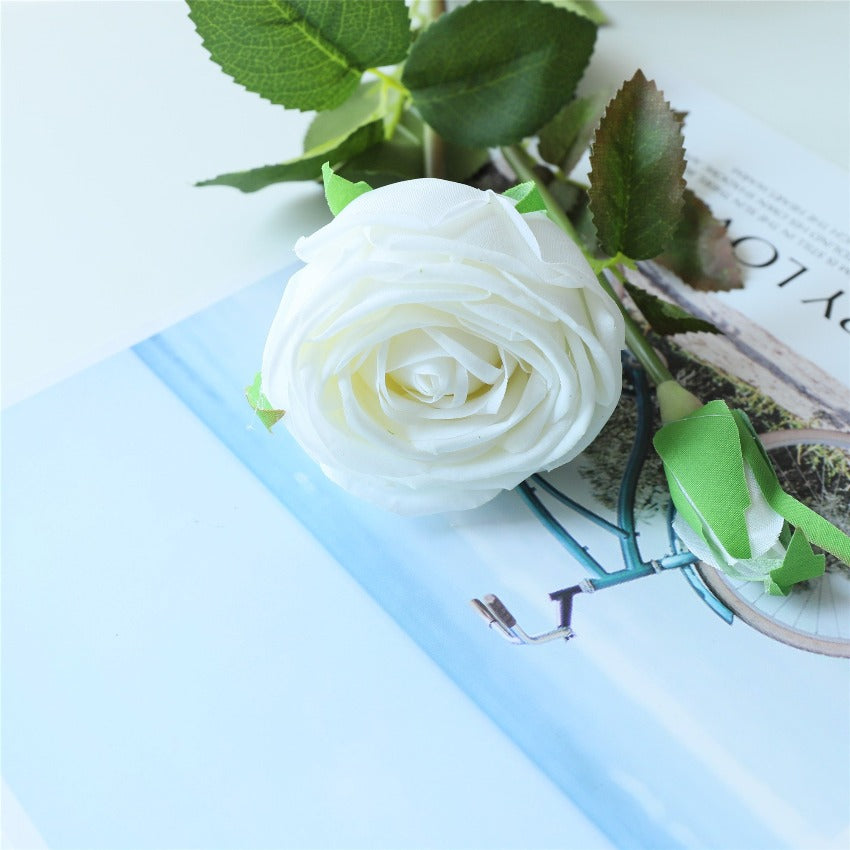 Real Looking Fake Flowers Realistic Cabbage Roses