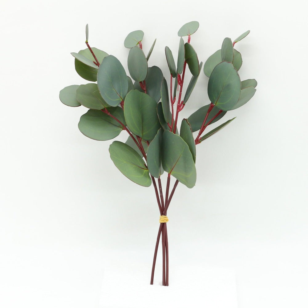 Silver Dollar Eucalyptus Real Touch Eucalyptus Bouquet for Bridal Bouquet Filler
