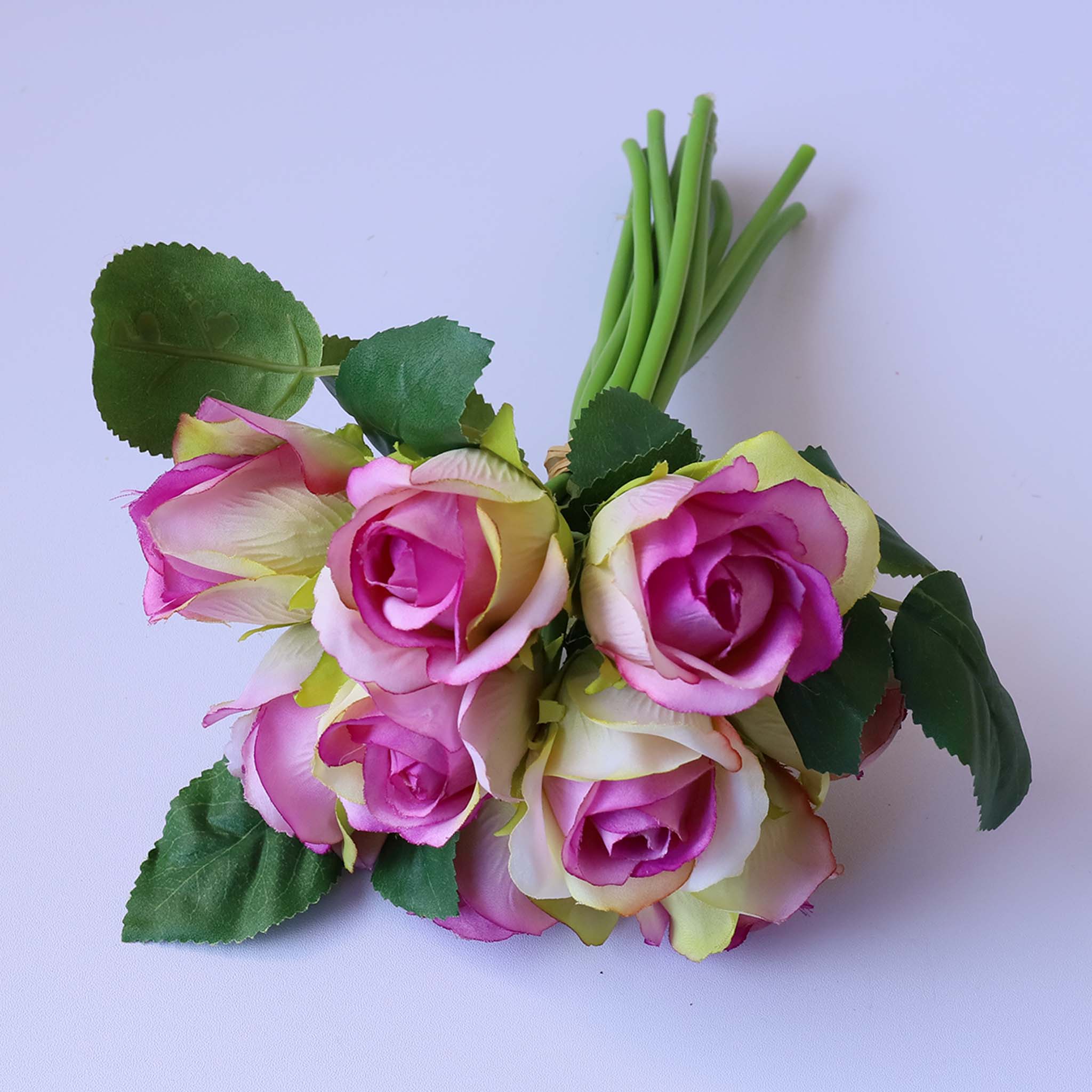 Small Flower Bouquet Silk Roses Bunches