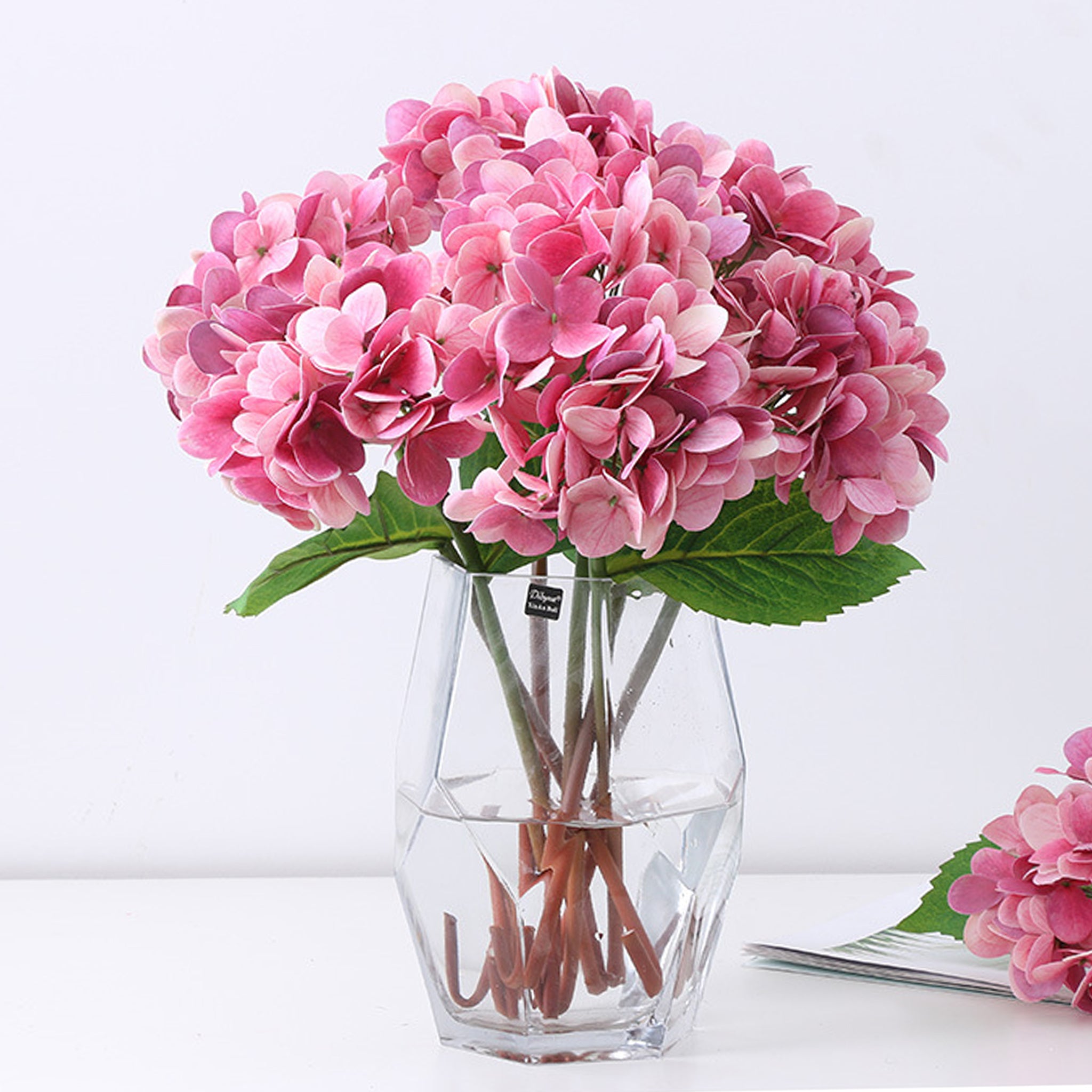 Small Blooms Fake Hydrangea Stem