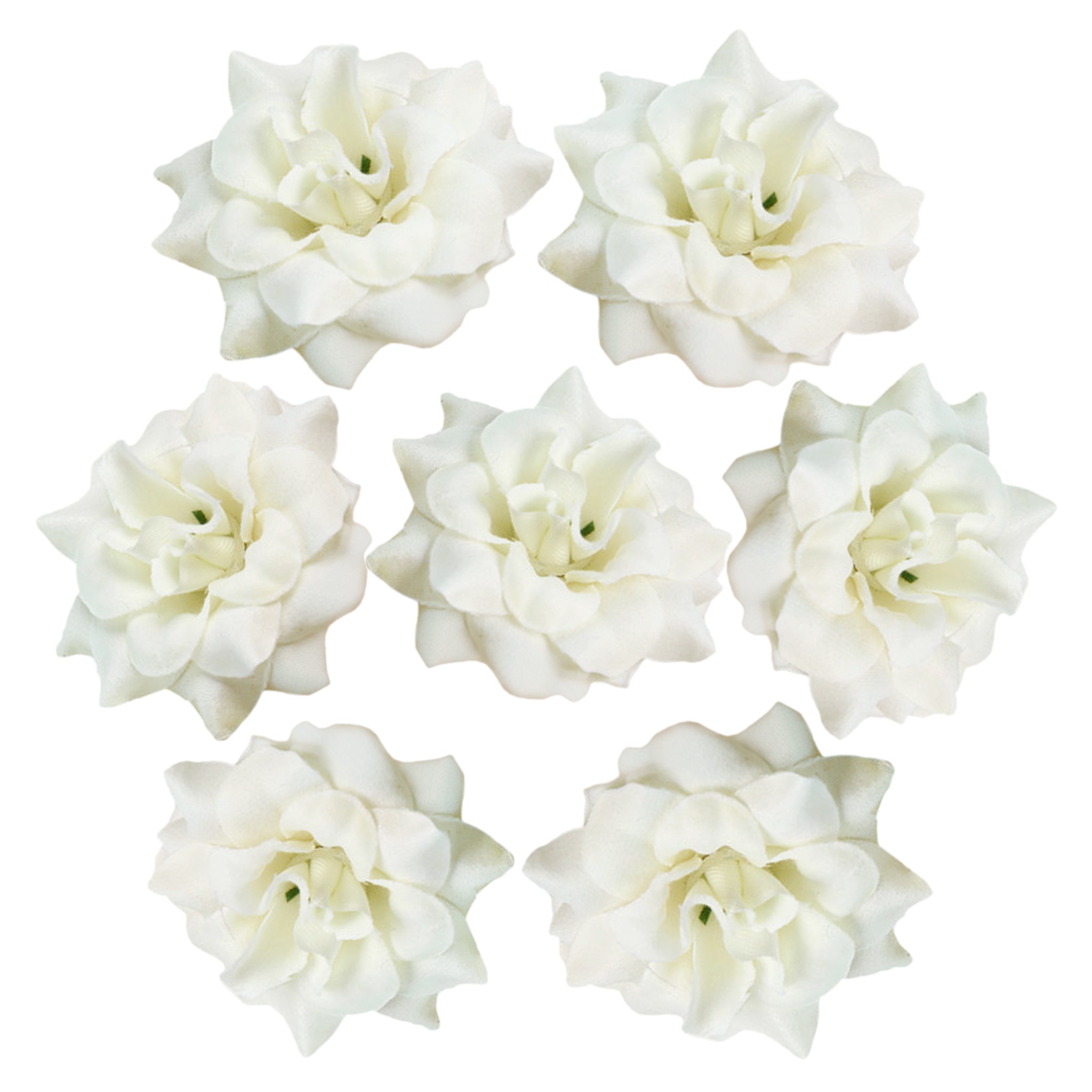 Small Silk Roses Flowers in Bulk Flocking Flowers 100 pcs for Hairpins Crafts