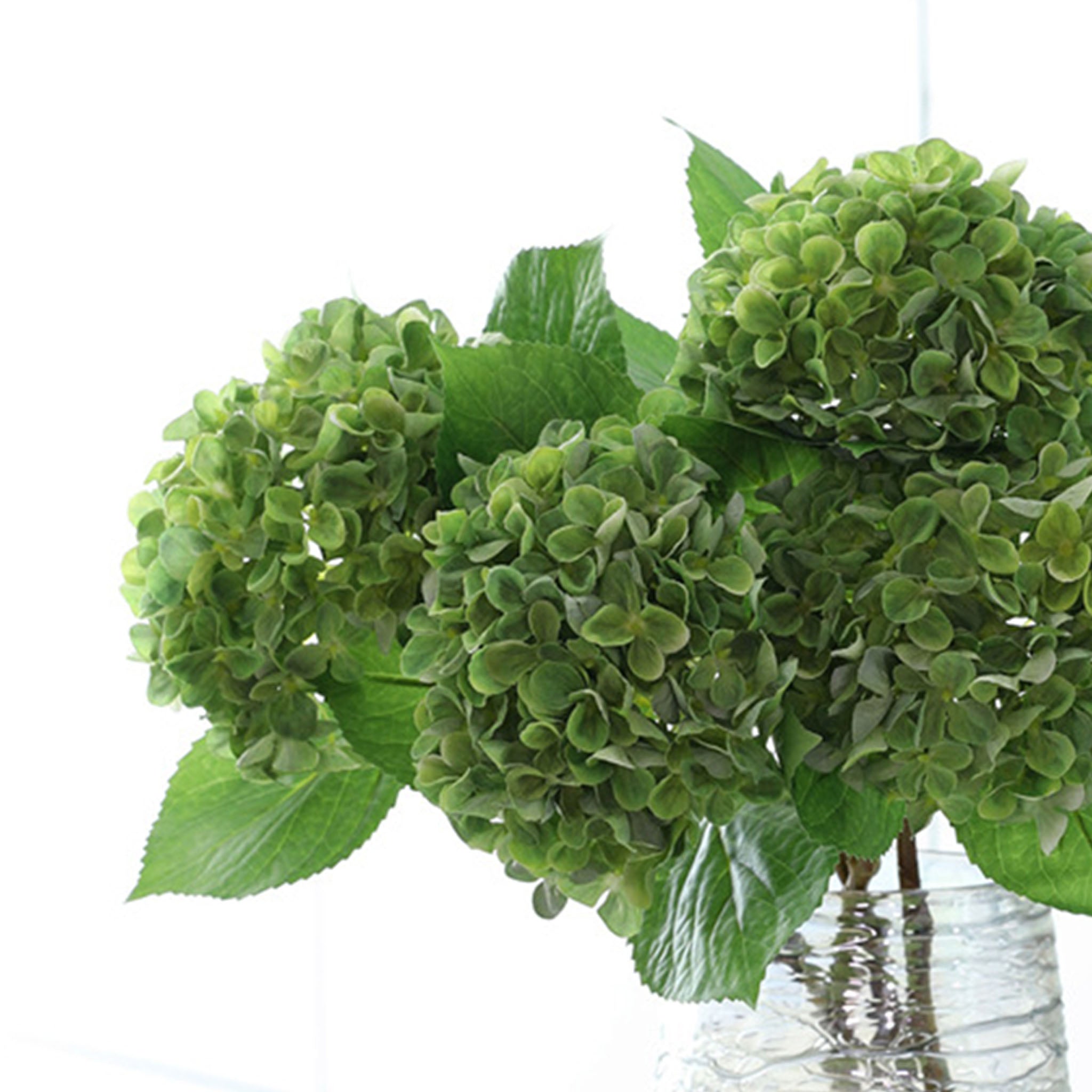 Realistic Fake Hydrangea Flowers 18"