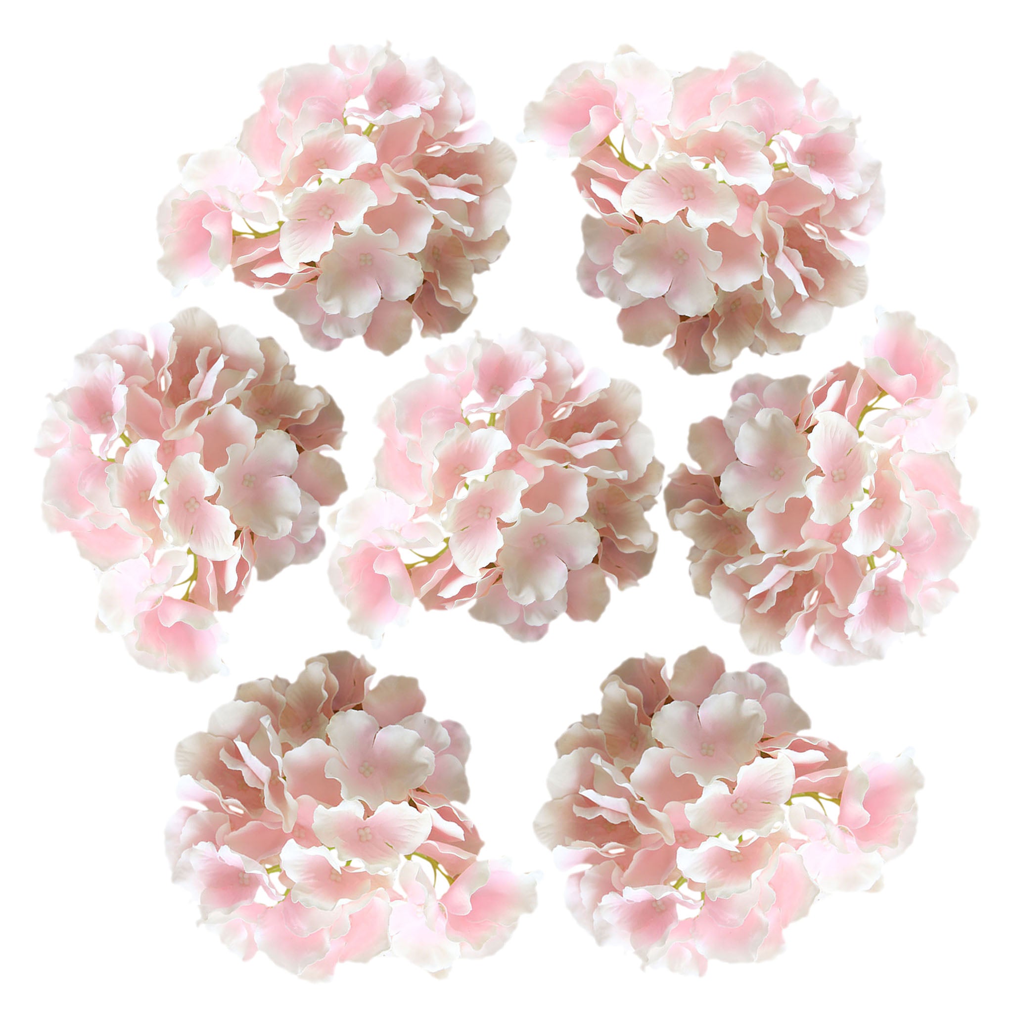 Artificial Silk Hydrange Flower Heads 7 inch