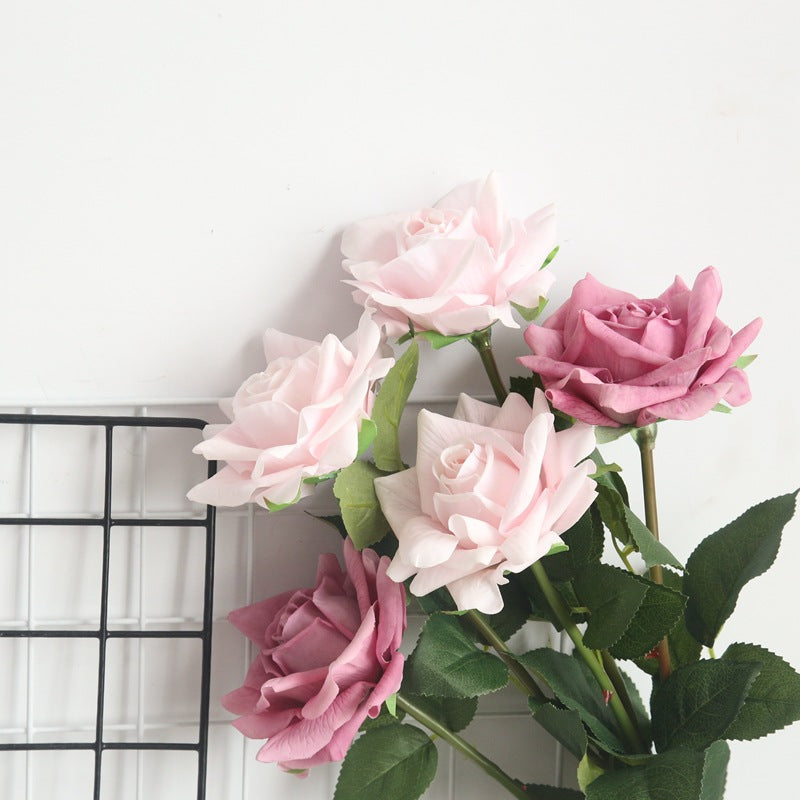 Realistic Real Touch Flowers Large Bloom Roses