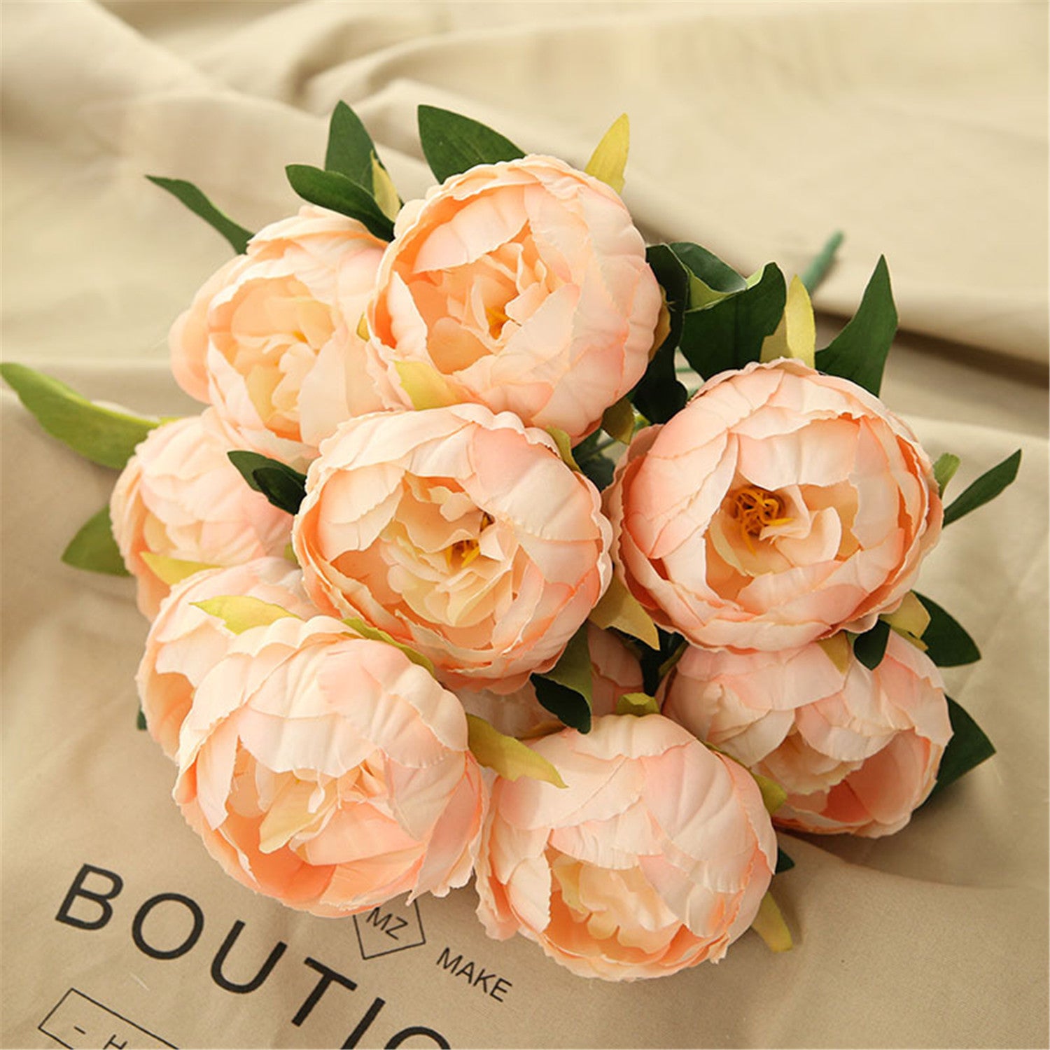 Artificial Peony Silk Peonies Fake Flowers Wedding Bouquet