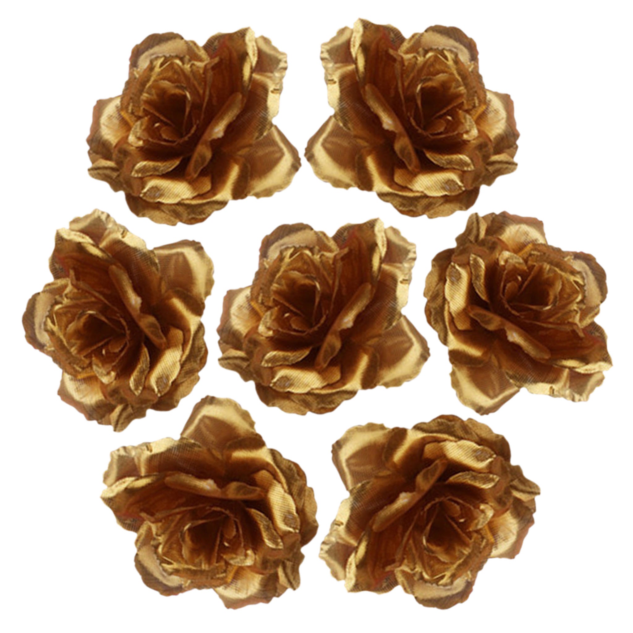 Wholesale Silk Flower Heads Artificial Roses 3 inch 100 Flowers For Flower Ball DIY