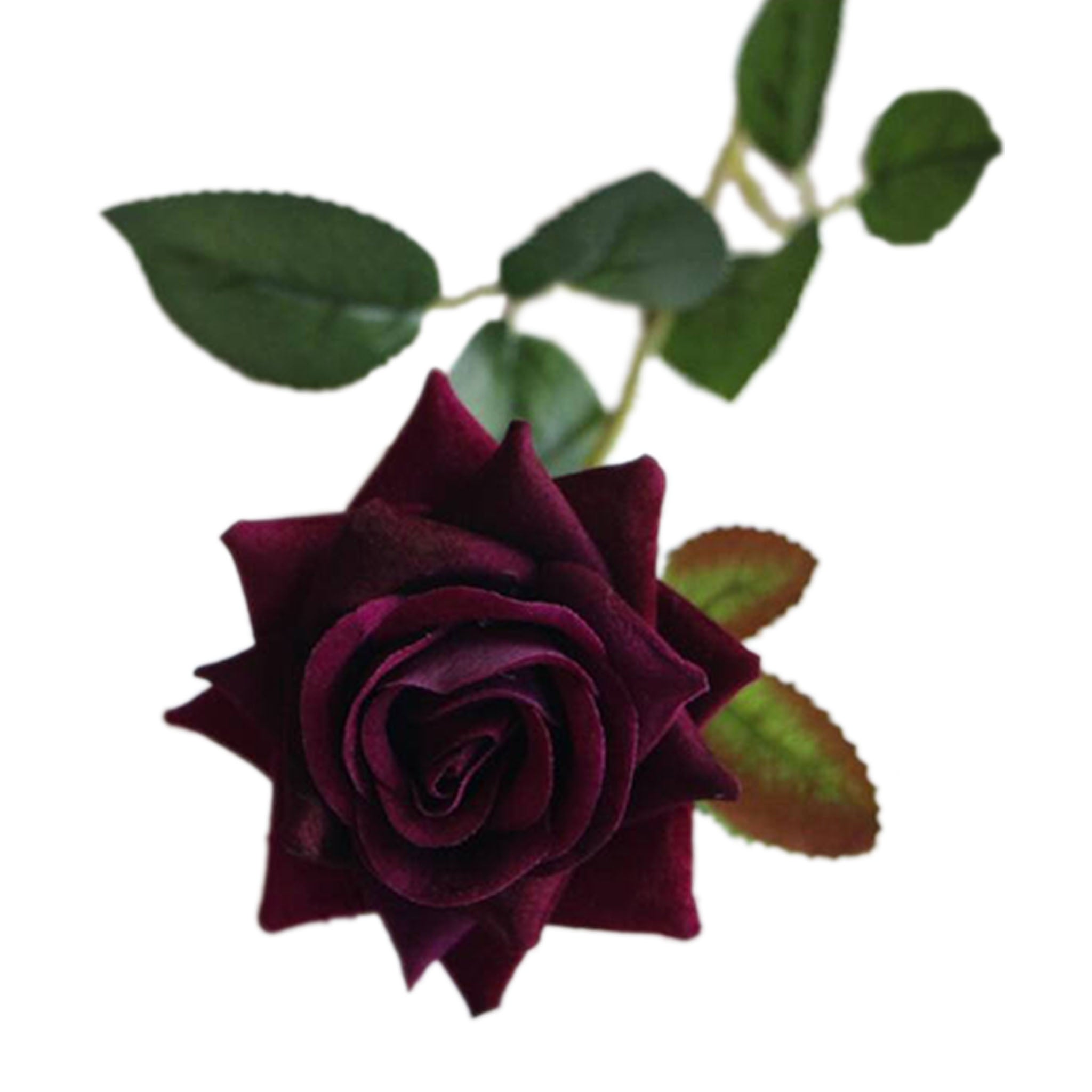 Velvet Rose Flowers Artificial Wedding Floral Arrangement Home Decor Velvet Flowers