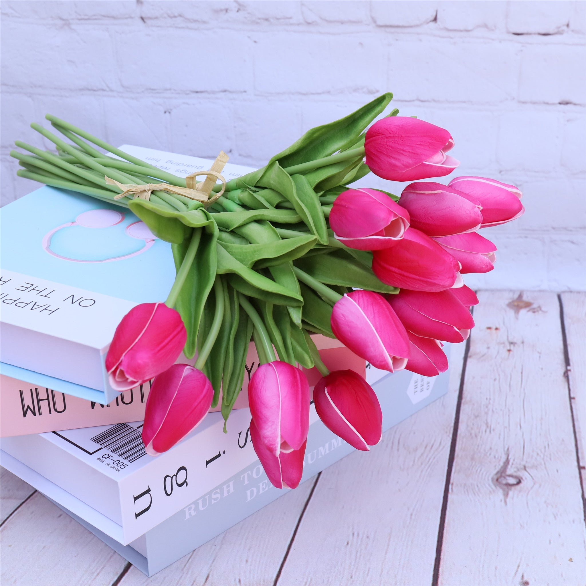 Fake Tulips Bouquet Real Touch Tulips