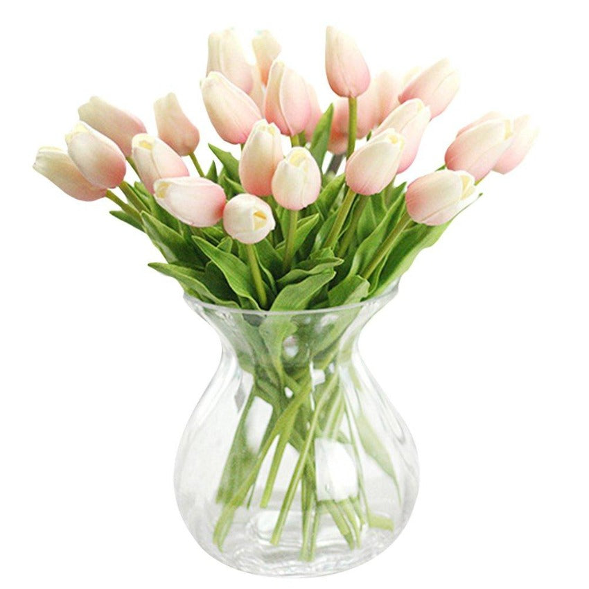 Artificial Tulip Bouquet Real Touch Flowers for Home Wedding Decorations