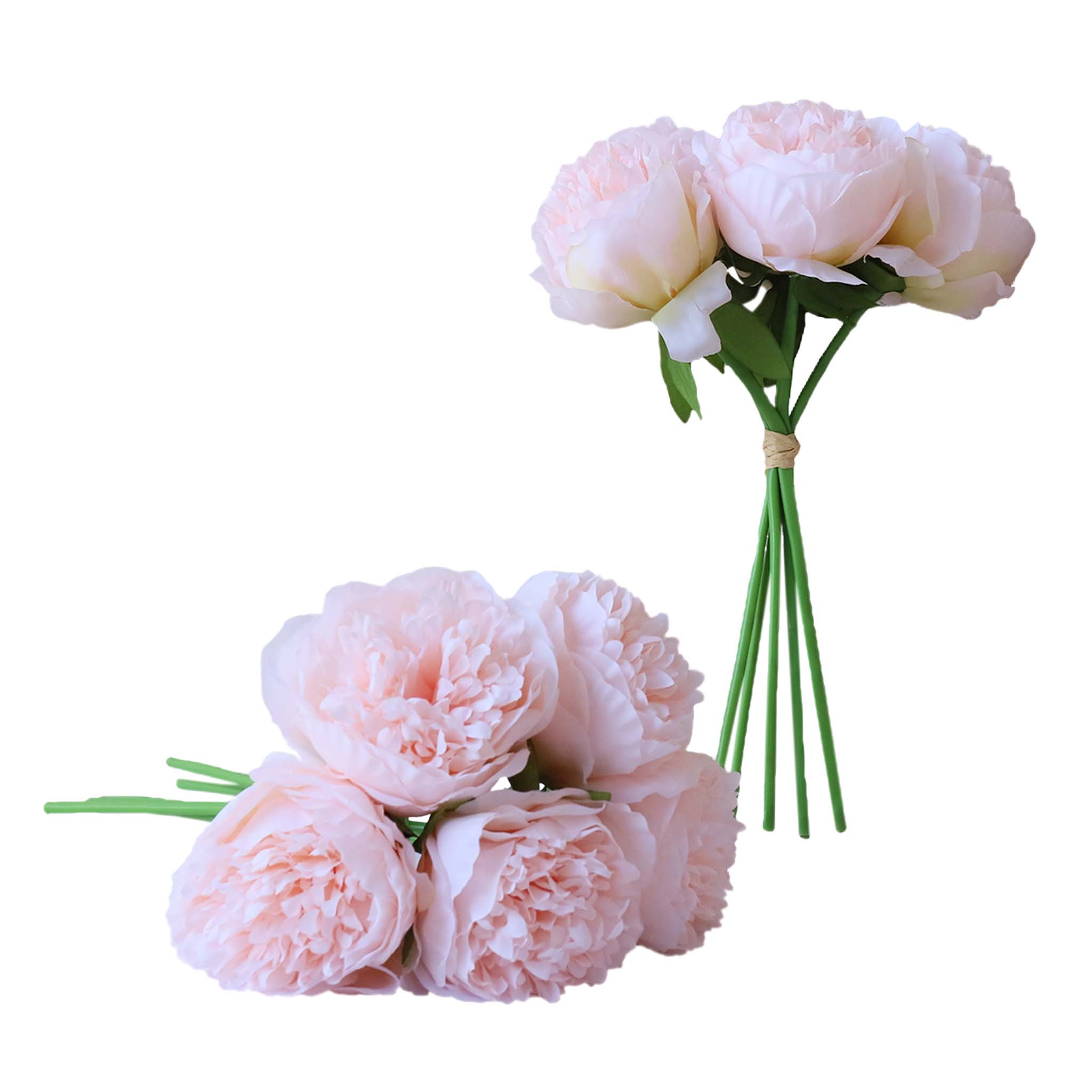 Silk Peony Bouquet Wedding Decoration Fake Flower Arrangement