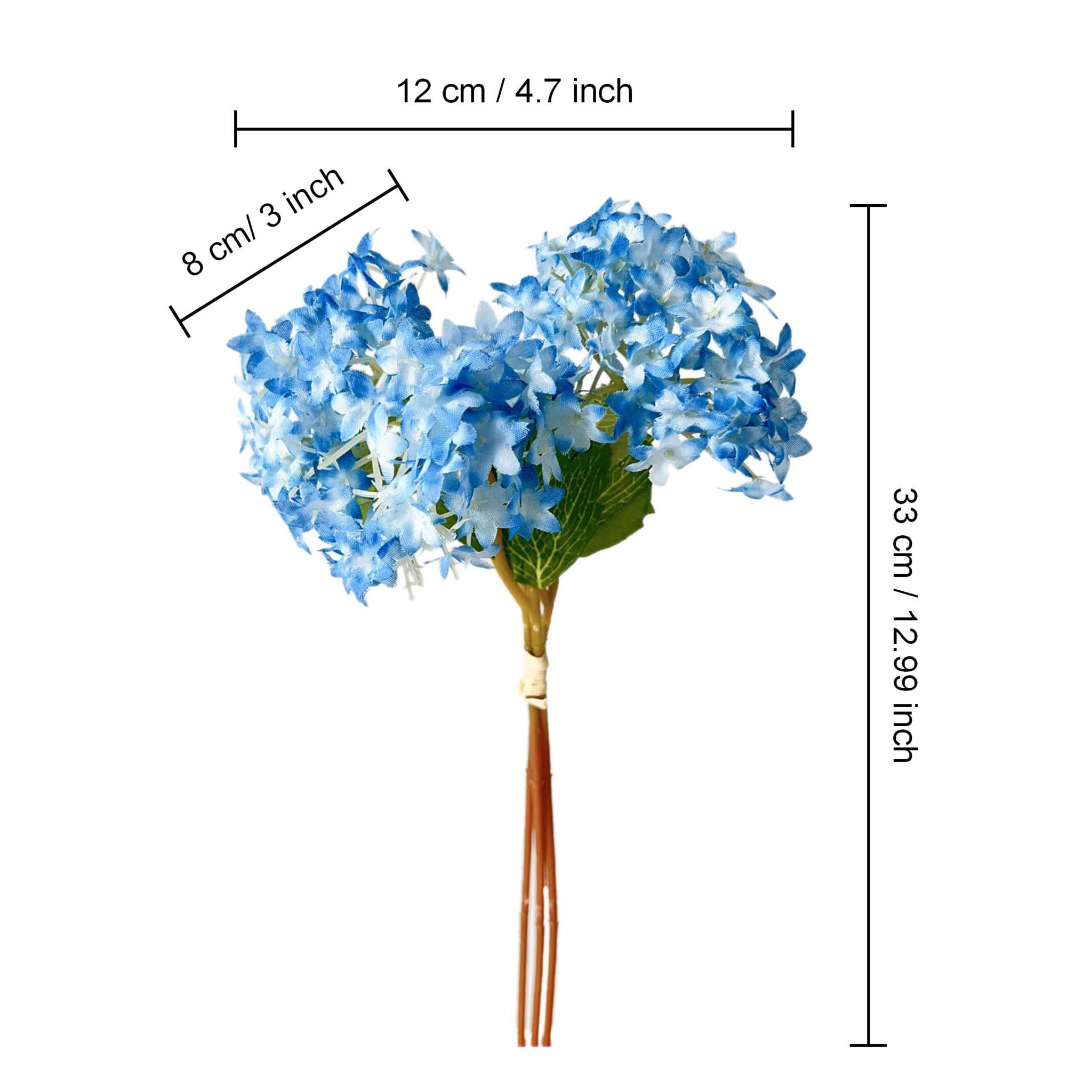 Faux Hydrangea Bundle Mini Hydrangeas Flowers