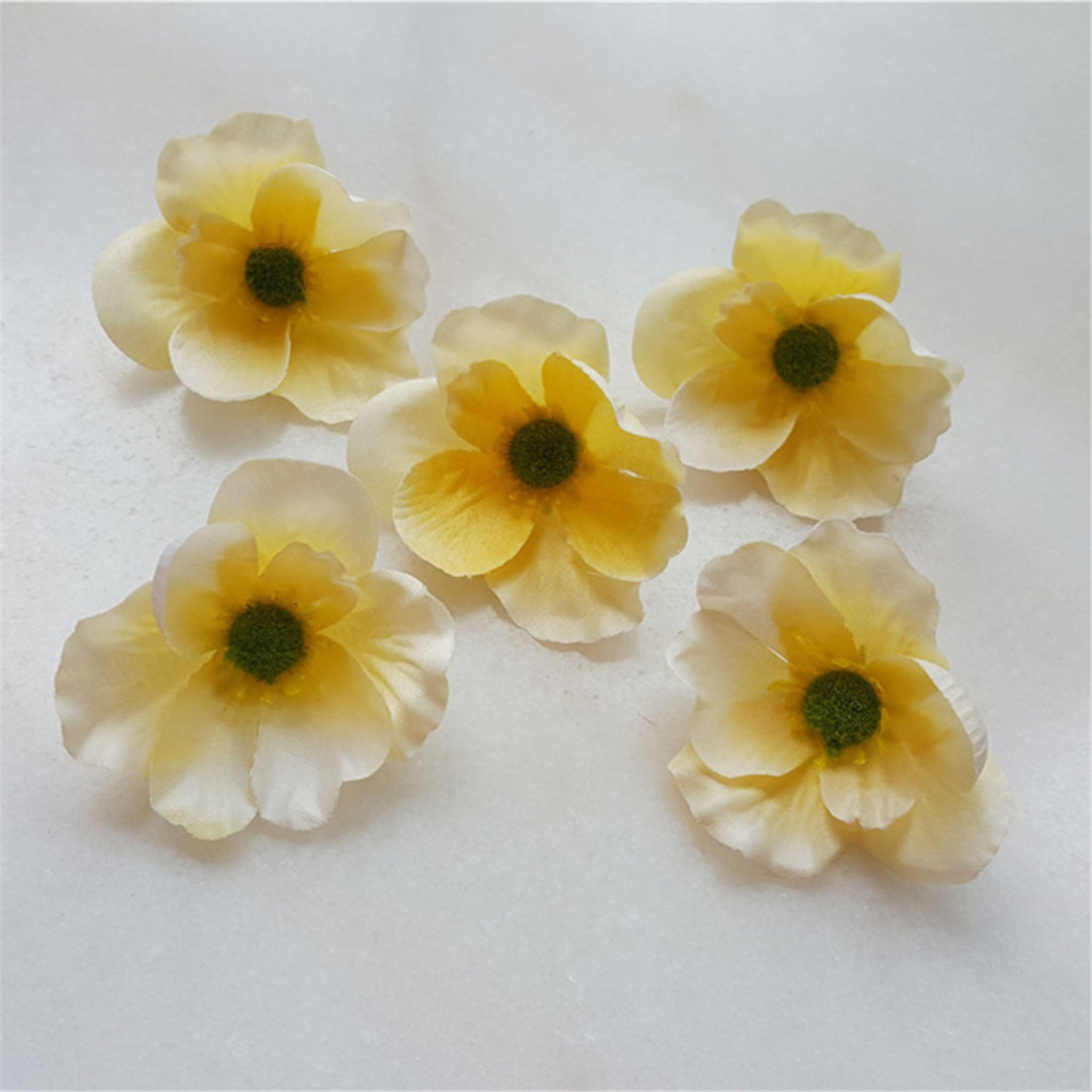 Silk Poppy Flowers Artificial Anemones