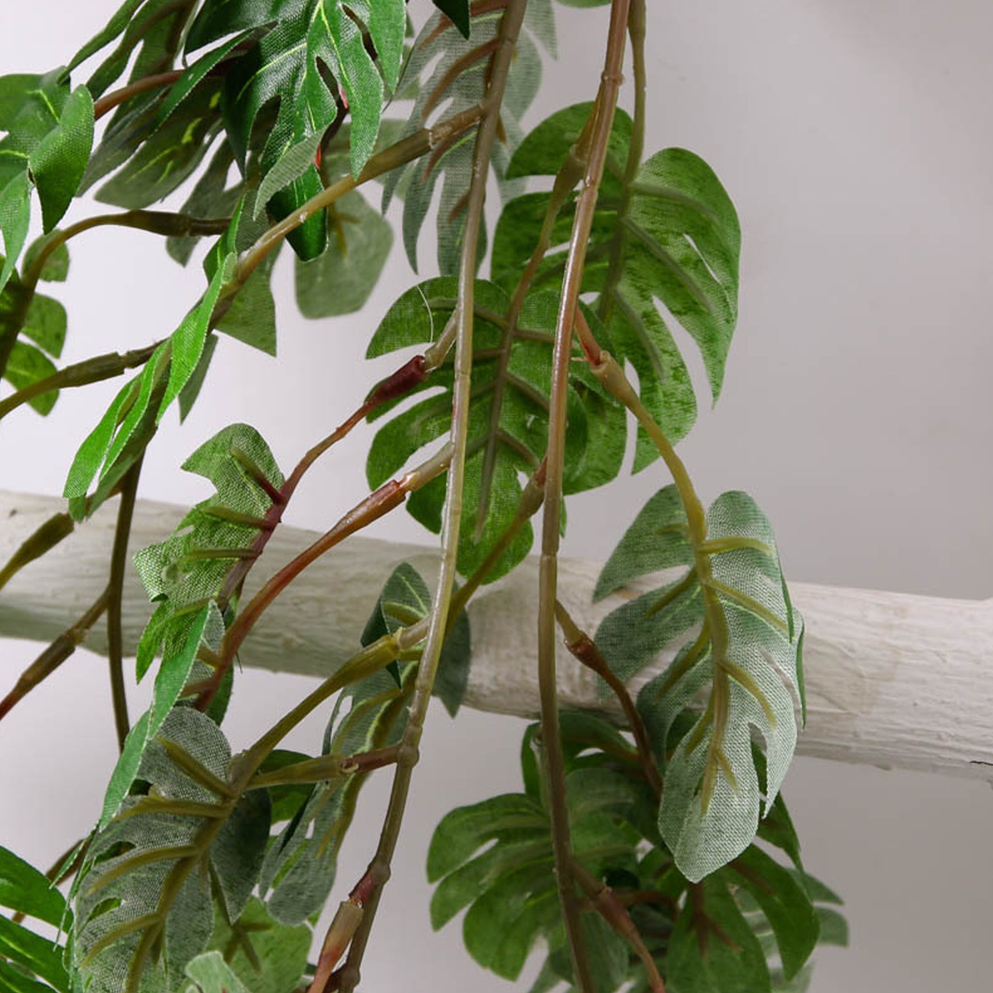 Artificial Hanging Plants Monstera Garland 25"