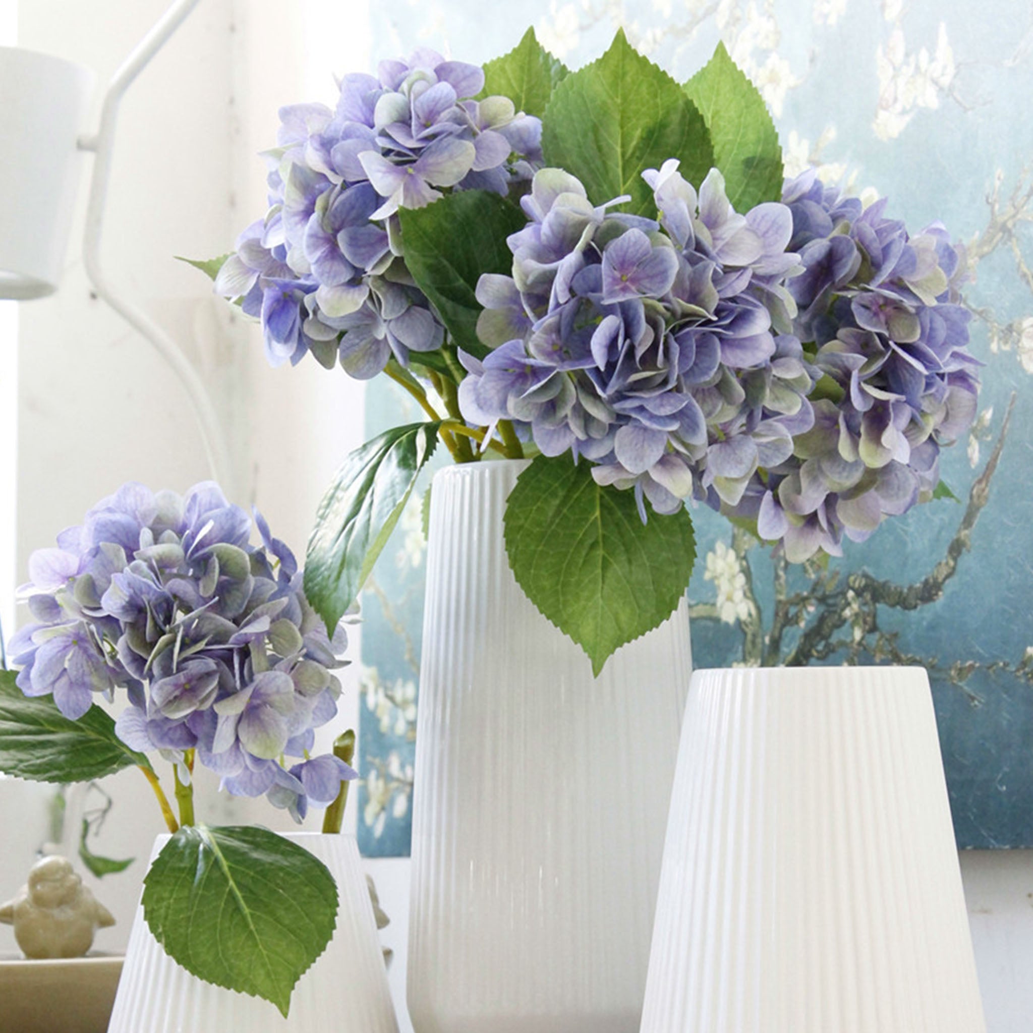 Artificial Hydrangea Flowers Silk Hydrangeas