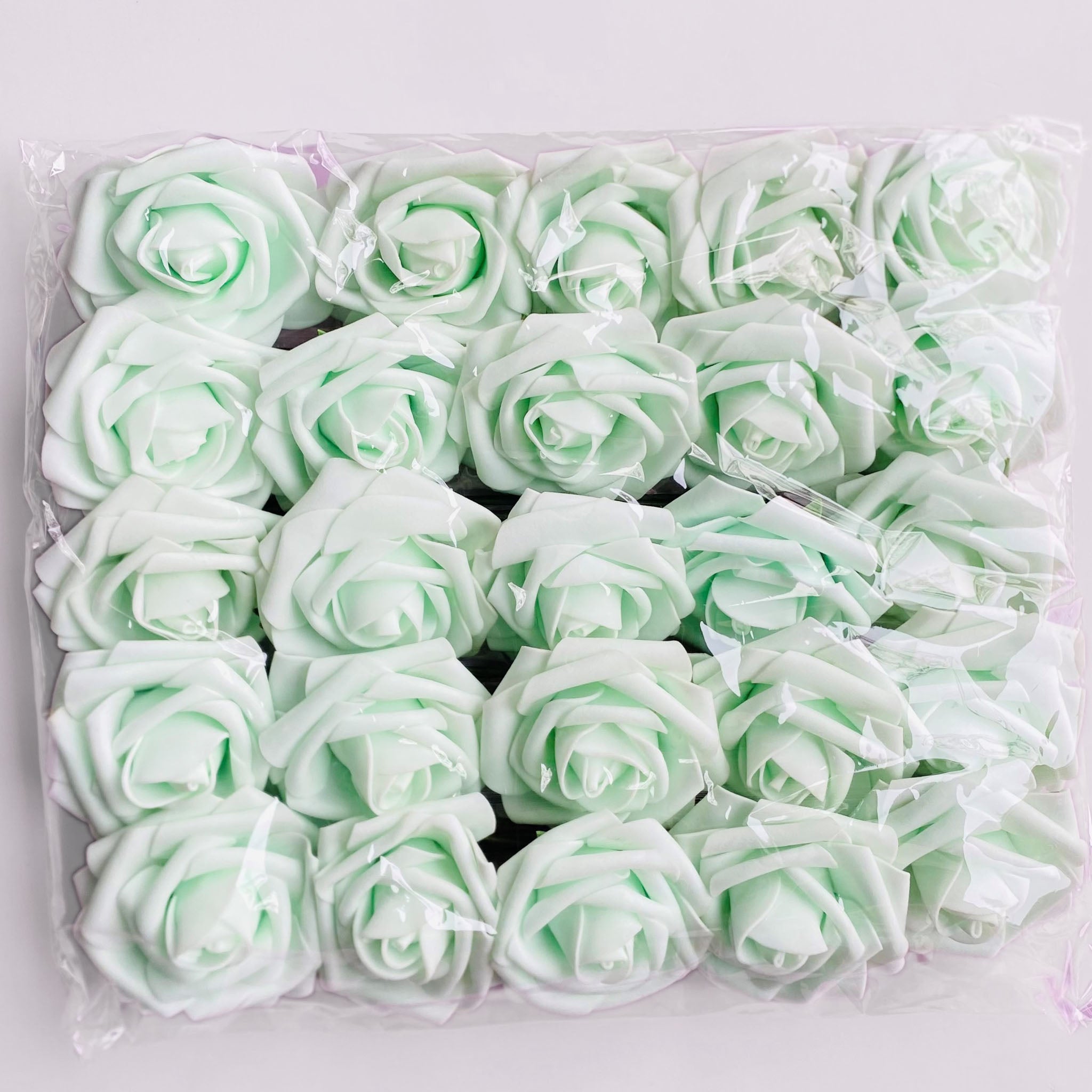 Mint Green Roses Fake Flowers Artificial Wedding Flower