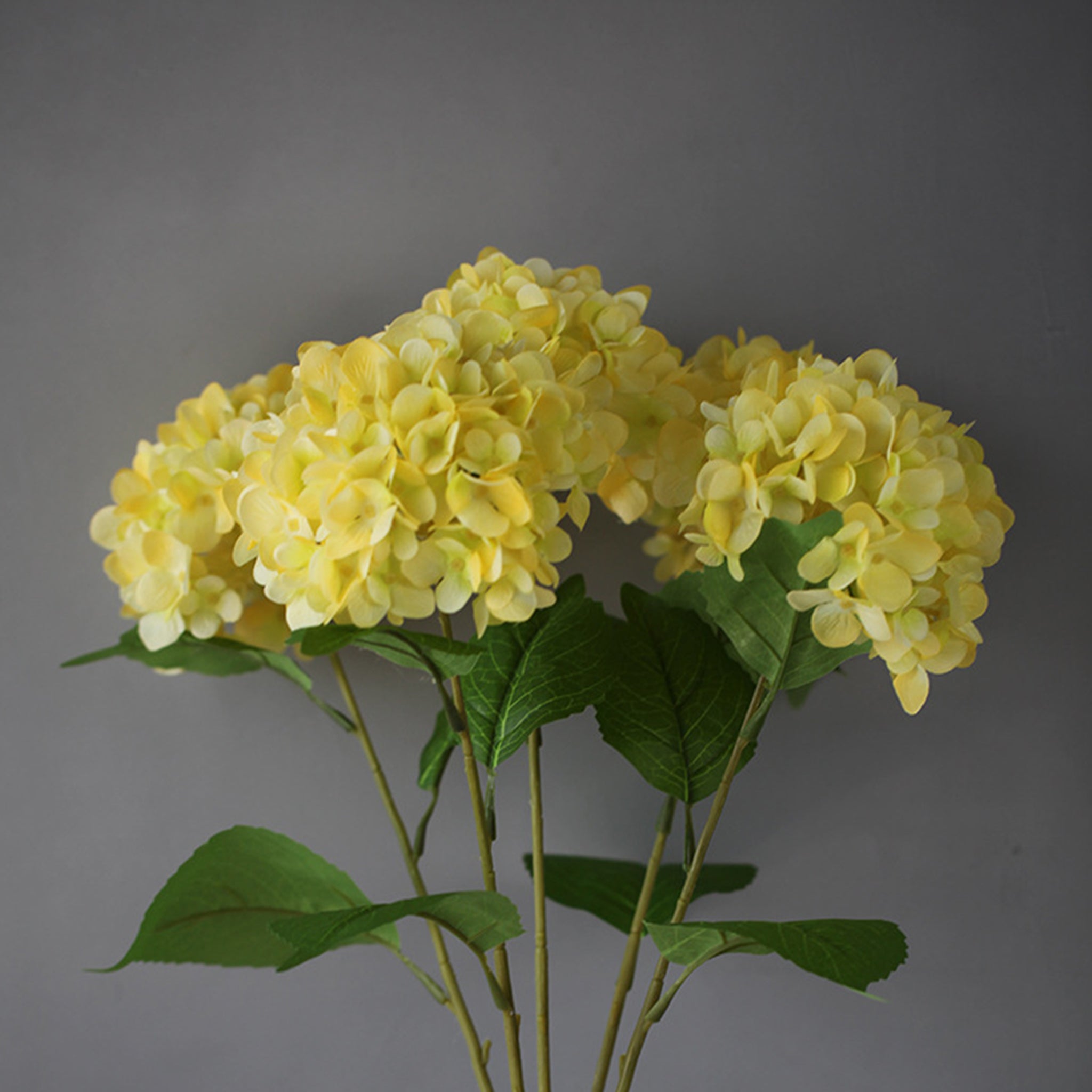 Fake Hydrangea Bush White Blue Teal Spa
