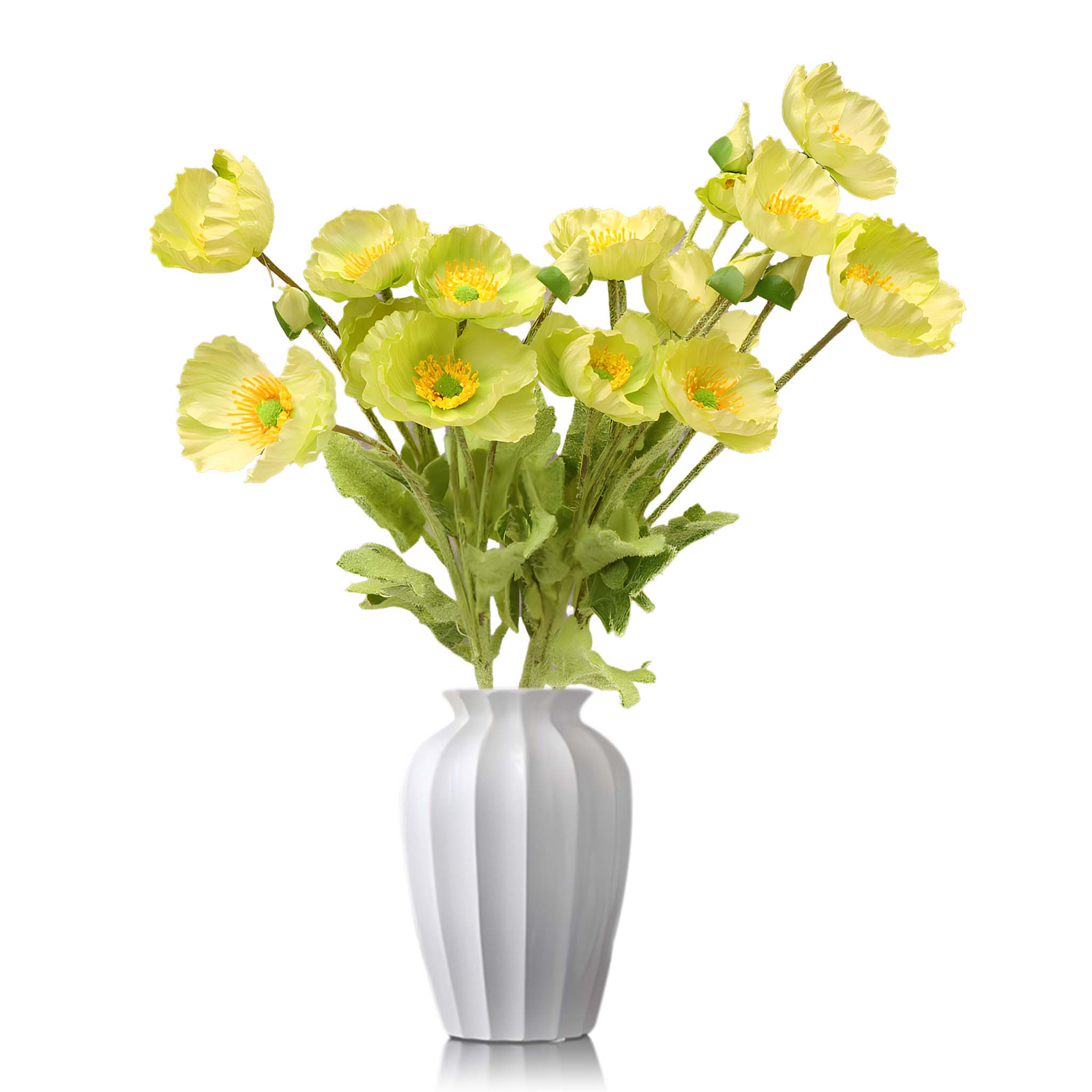 Artificial Poppy Flowers Silk Spray Poppies