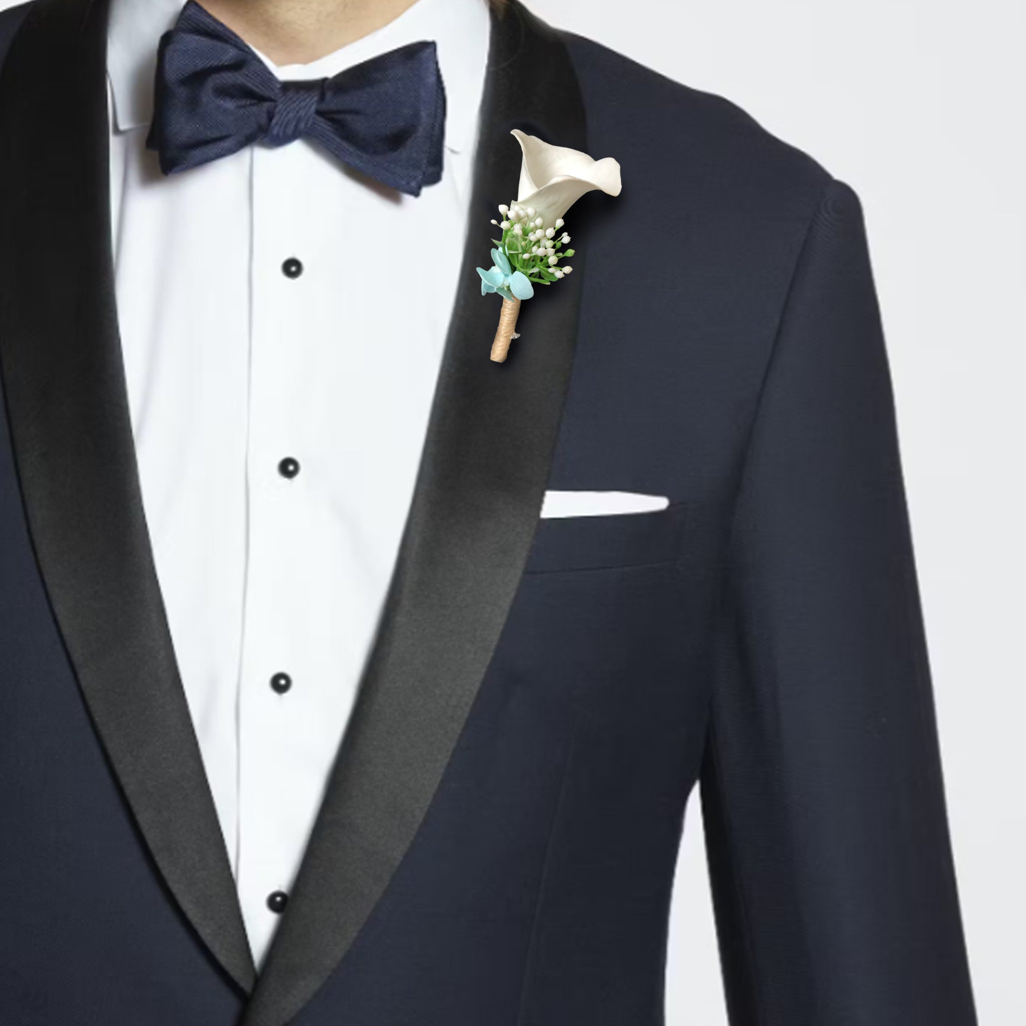Prom Boutonnieres White Calla Lily Corsages and Boutonnieres