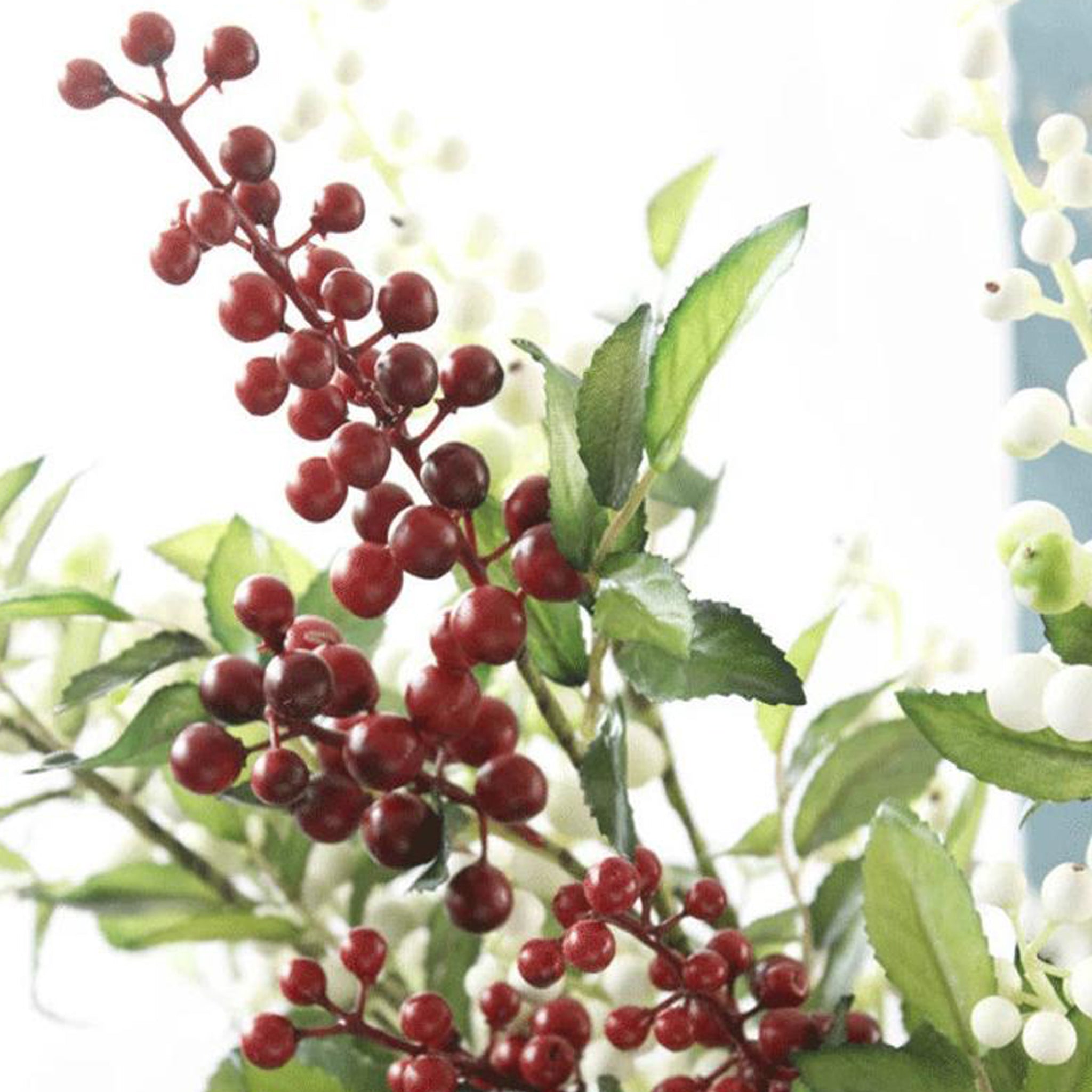 Artificial Red Berries Holly Berry Branch Christmas Garland DIY