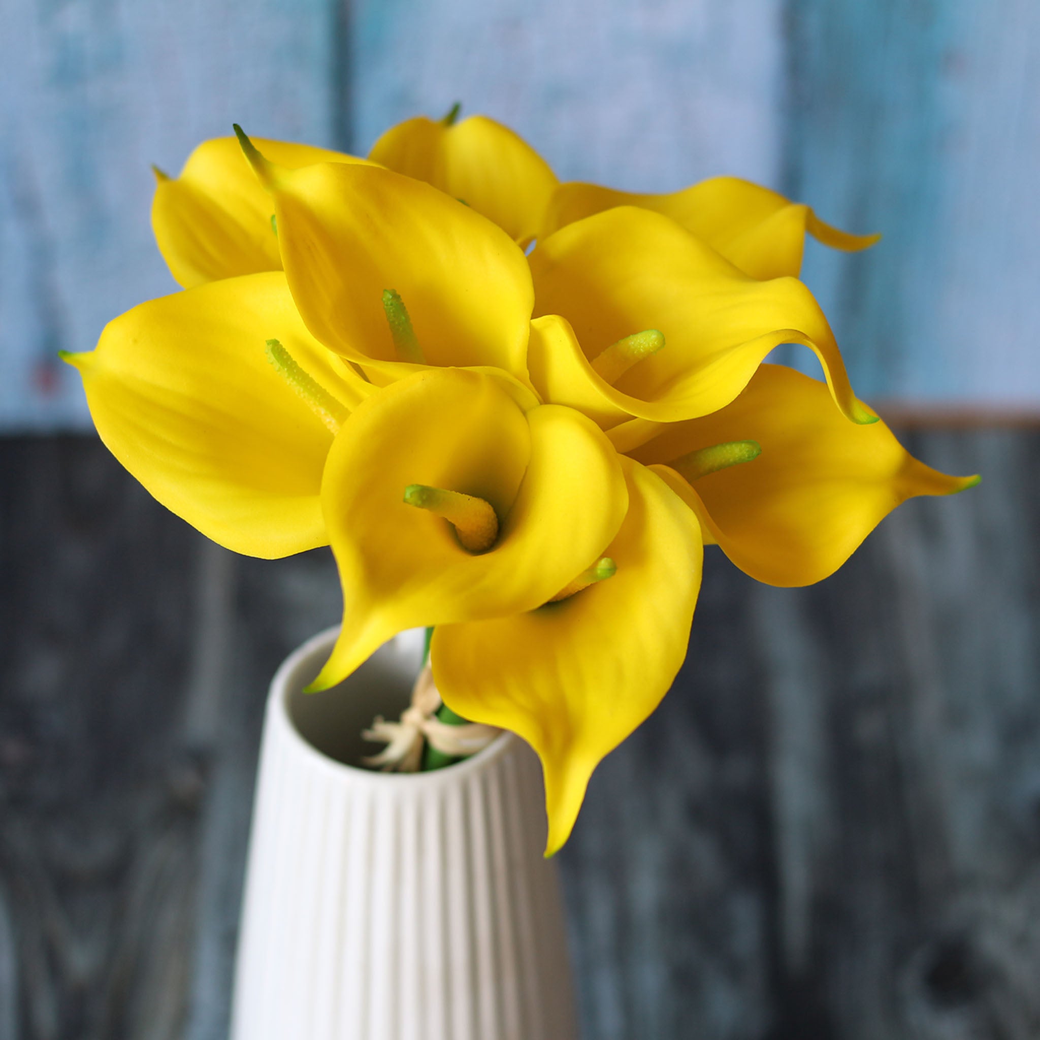 Lime Yellow Calla Lily Bouquet Yellow Calla Lilies Wedding Flowers