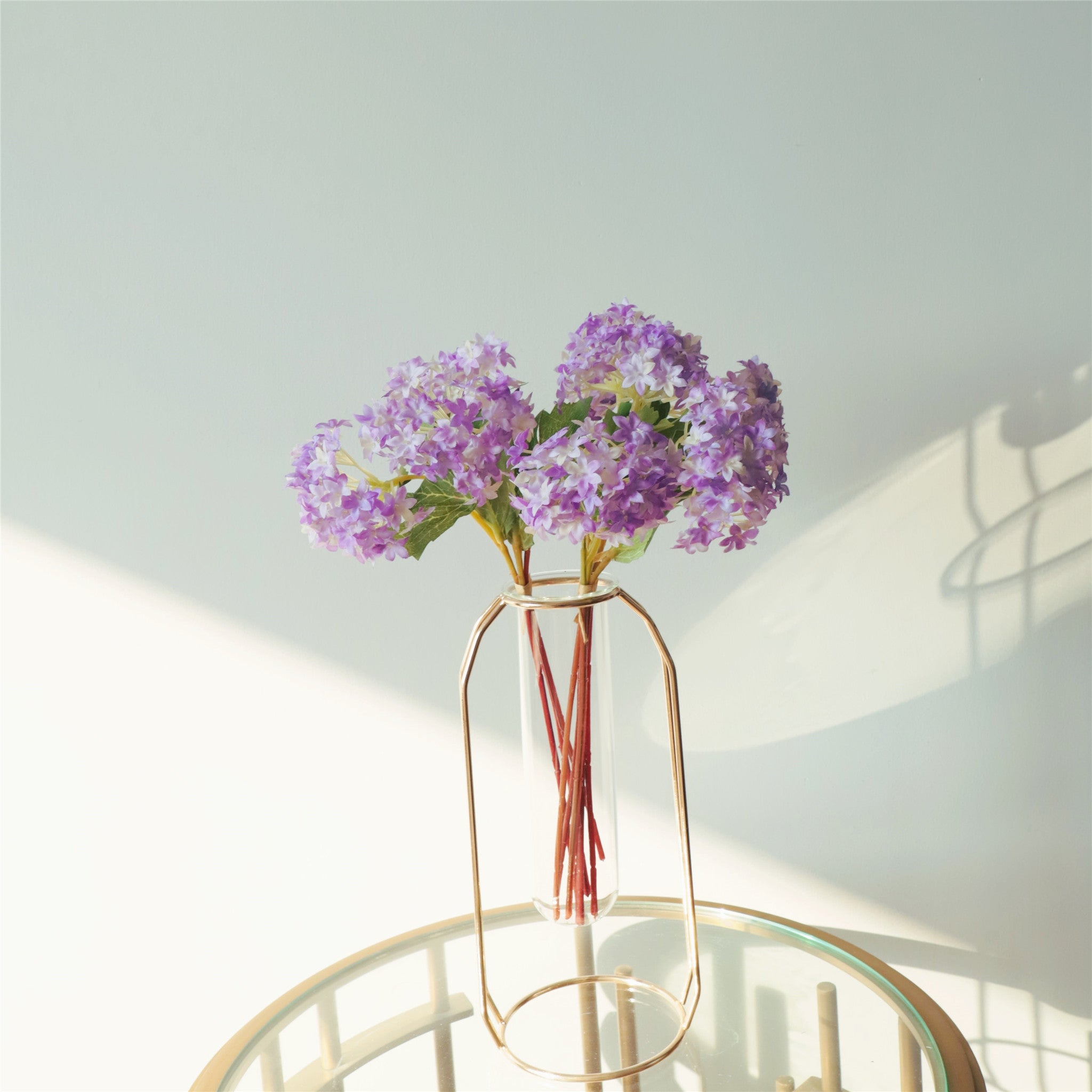 Faux Hydrangea Bundle Mini Hydrangeas Flowers