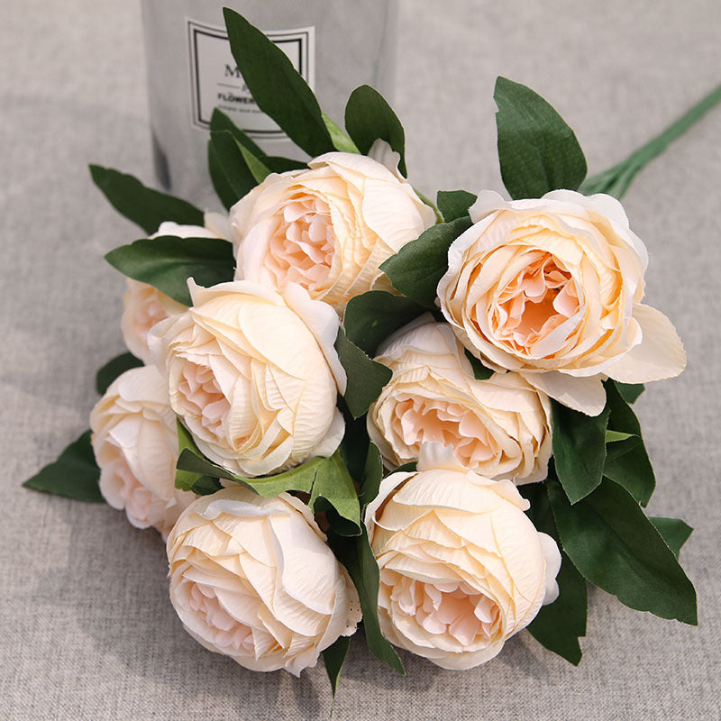 Silk Peony Flower Branches for Flower Arrangements