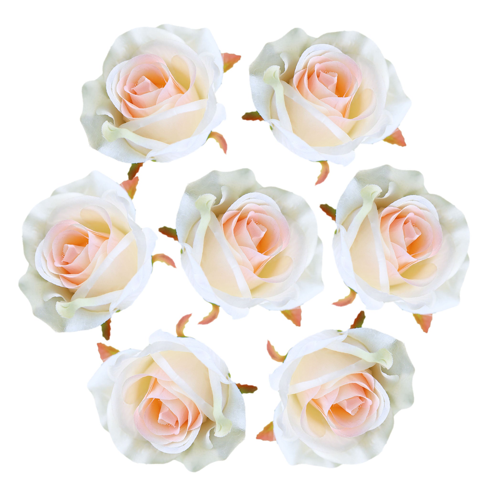 Wholesale Silk Rose Blooms Flower Heads 100 Bulk Fake Flowers