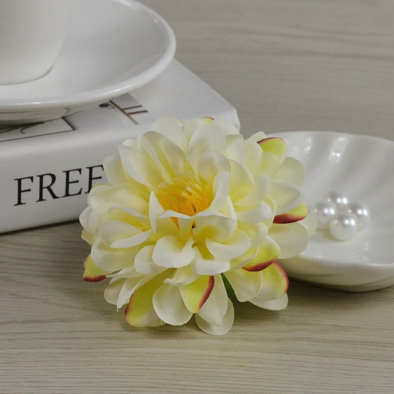 Silk Dahlia Bulk Artificial Flower Small Heads 7cm