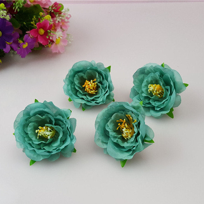 Small Silk Flowers 100 Bulk 2"