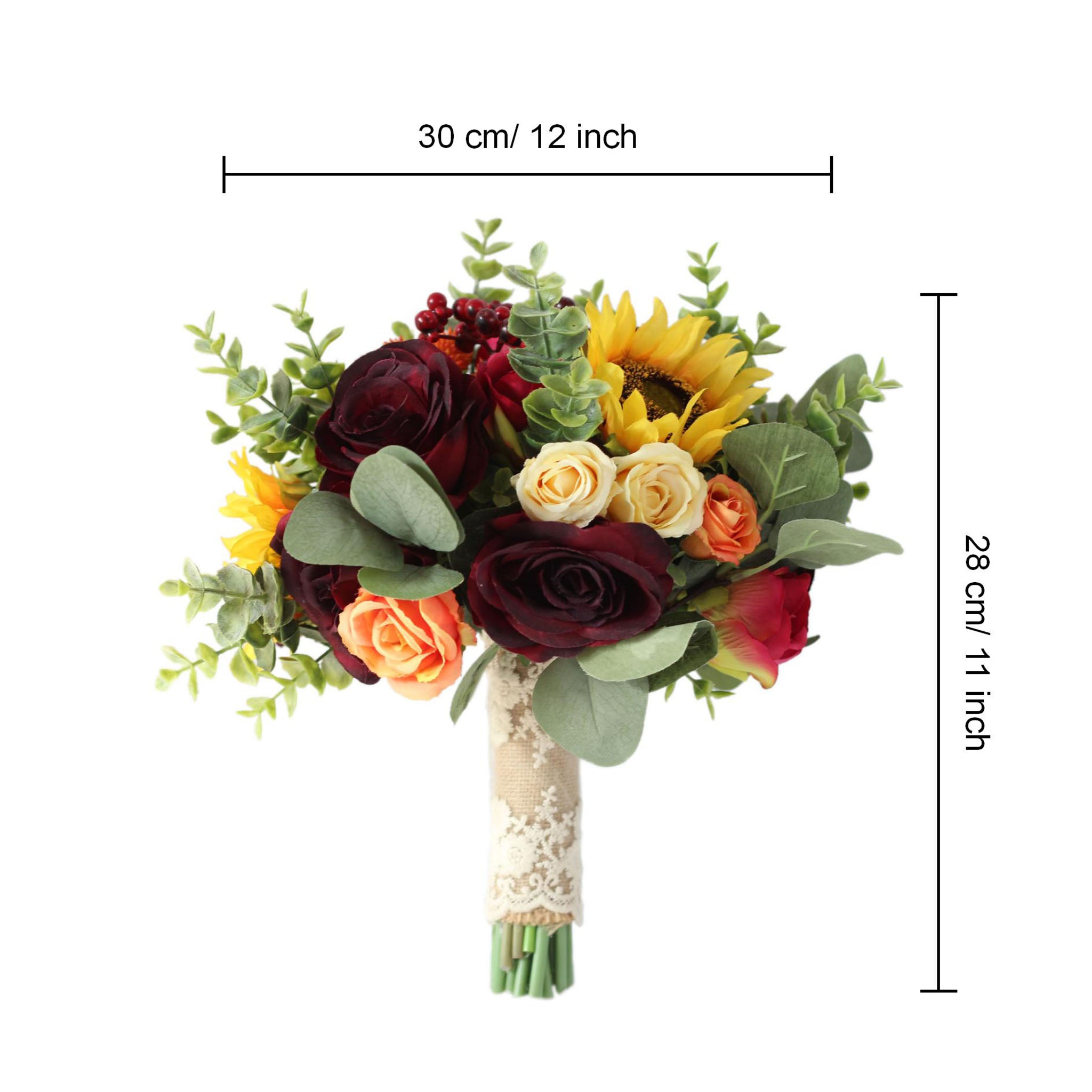 Sunflower Bridal Bouquet Rustic Fall Wedding Bouquet