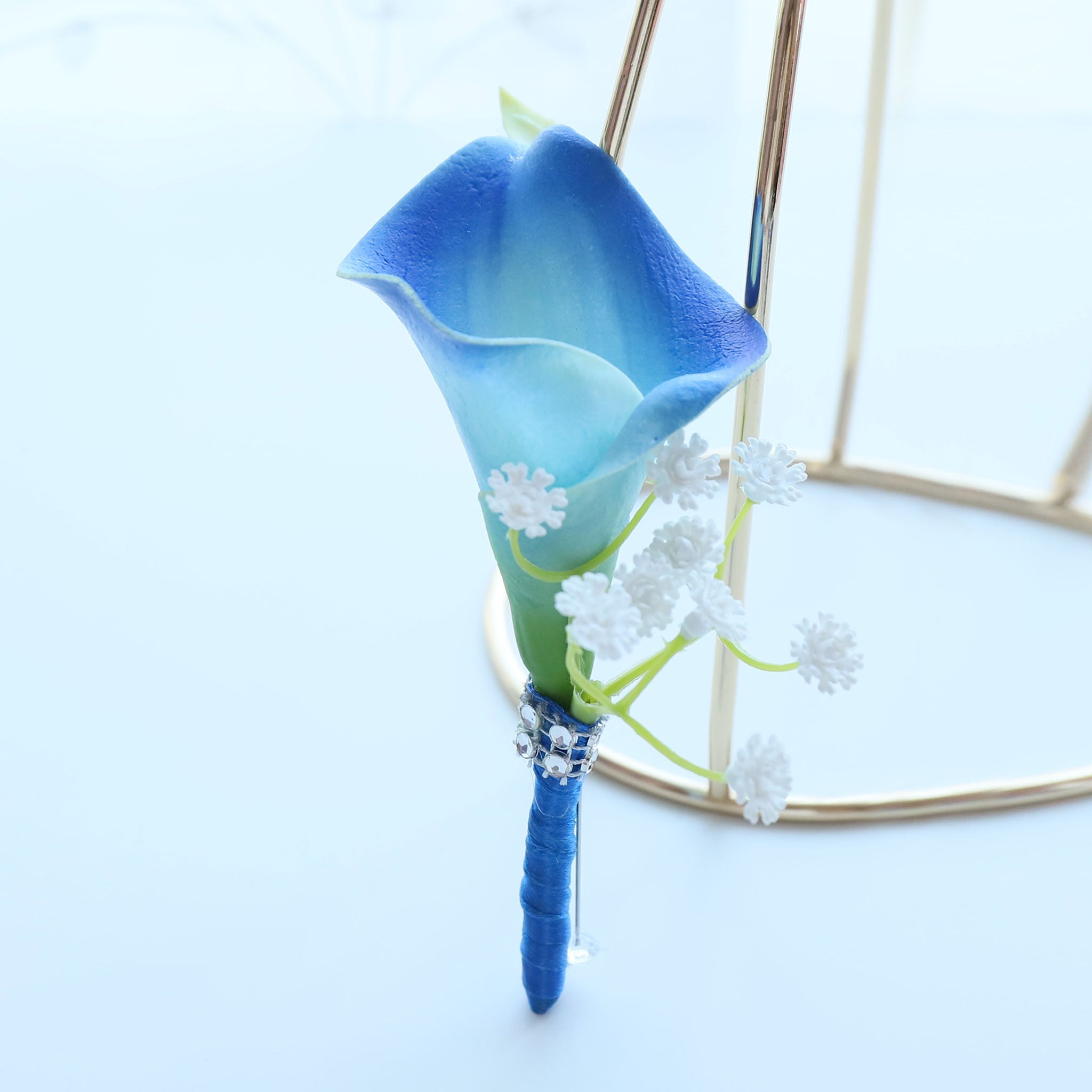 Royal Blue Wedding Bouquets Set