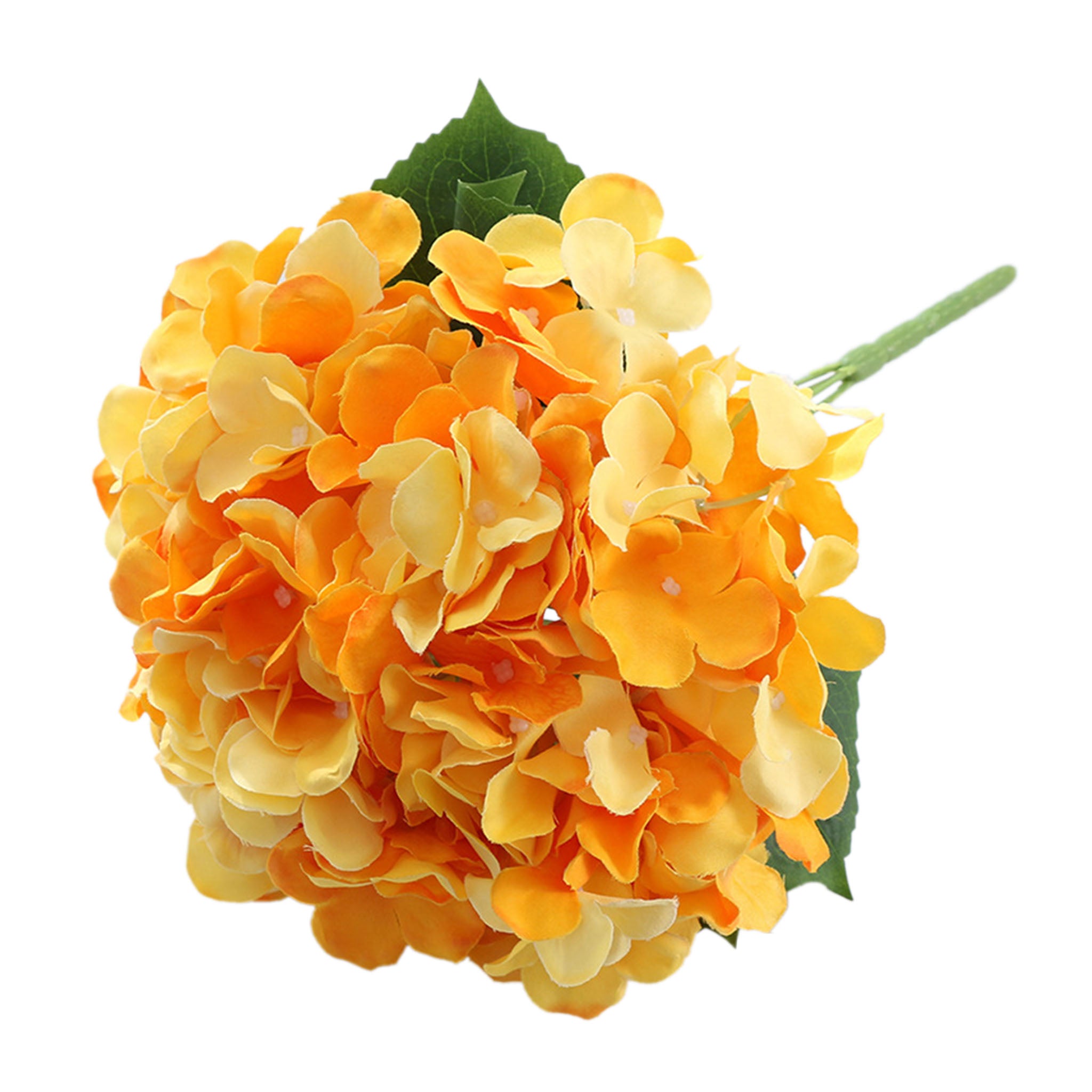 Small Artificial Hydrangea Bunch Blue White Pink Yellow
