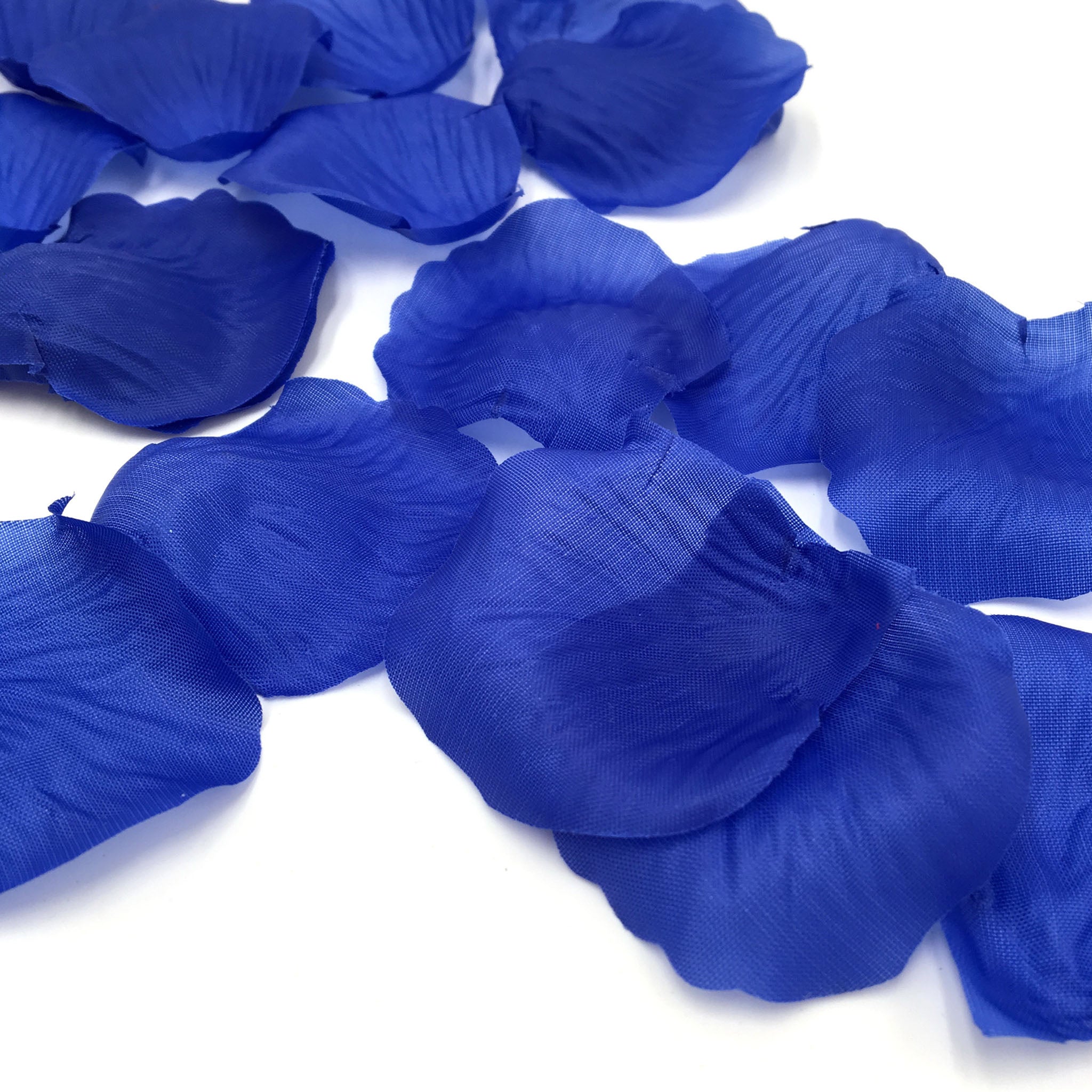 Royal Blue Silk Flower Petals Bulk Aisle Runner Confetti 1000pcs