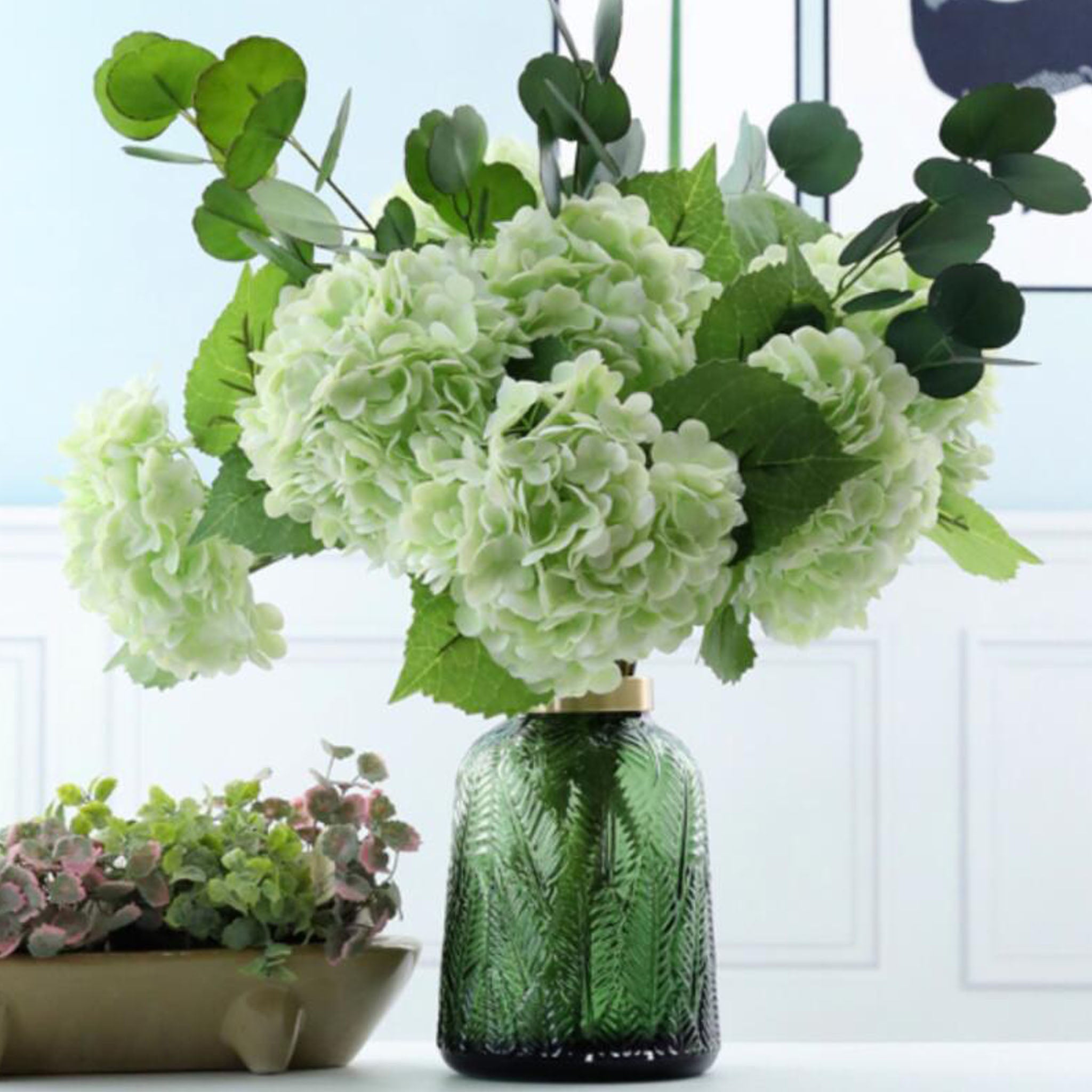 Fake Hydrangea Bushes Large Bloom Hydrangeas